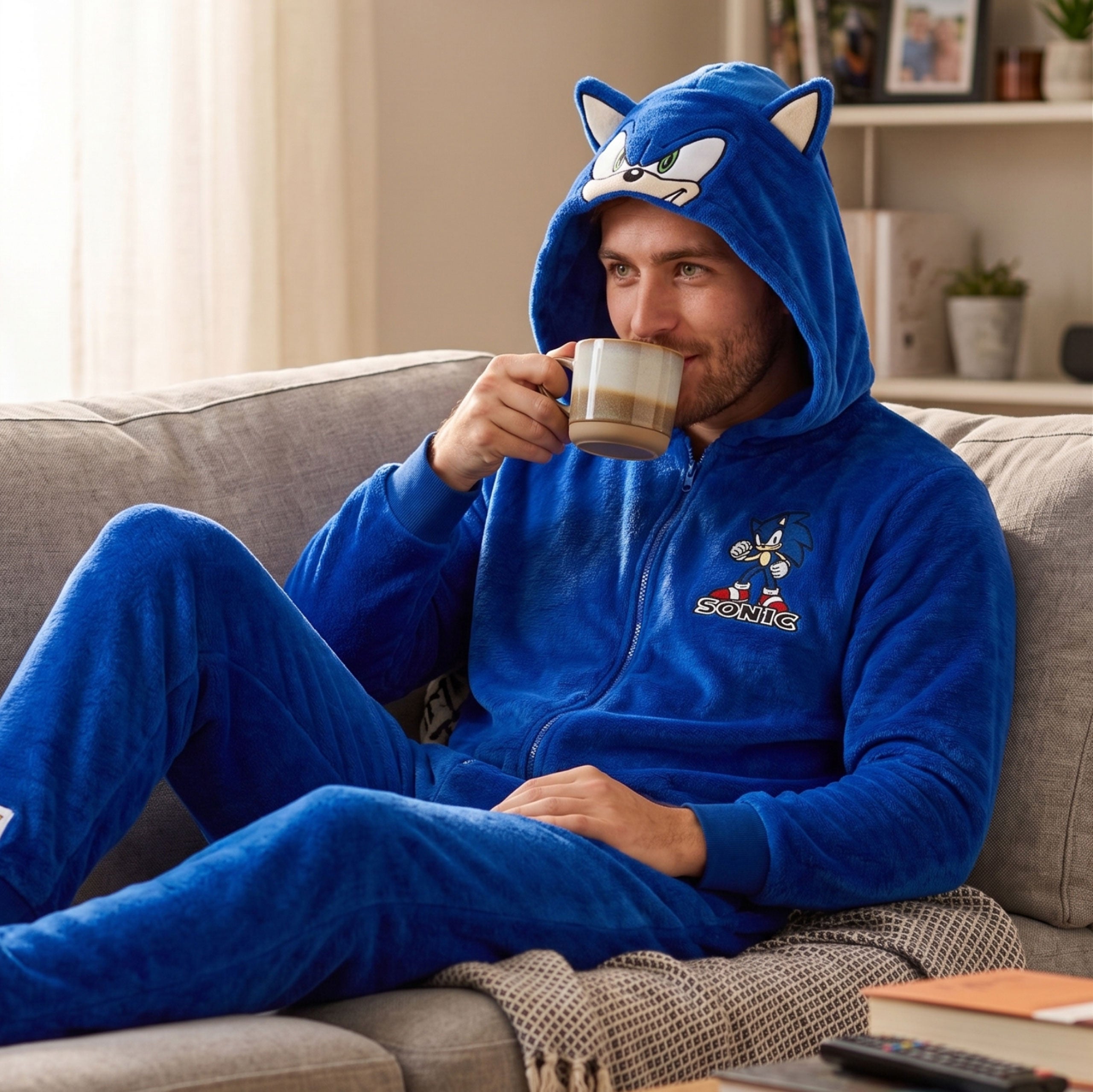 Sonic The Hedgehog 3D Ears Onesie