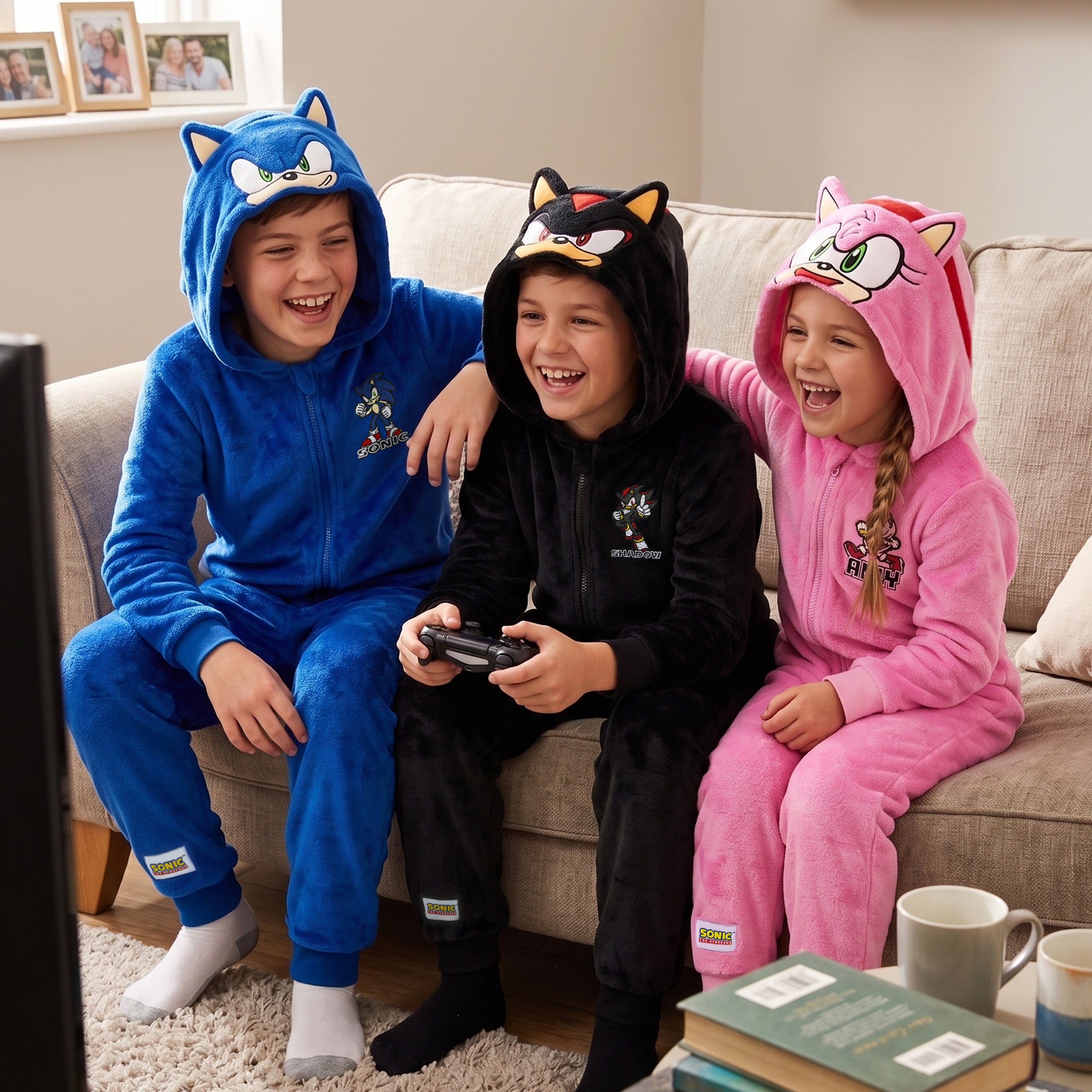 Sonic The Hedgehog Onesie With 3D Ears