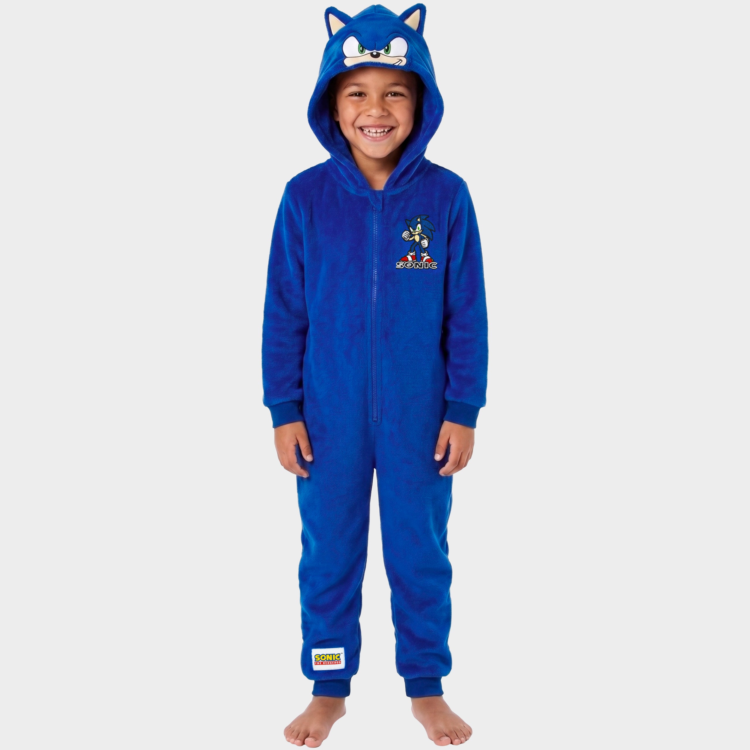 Sonic The Hedgehog Onesie With 3D Ears