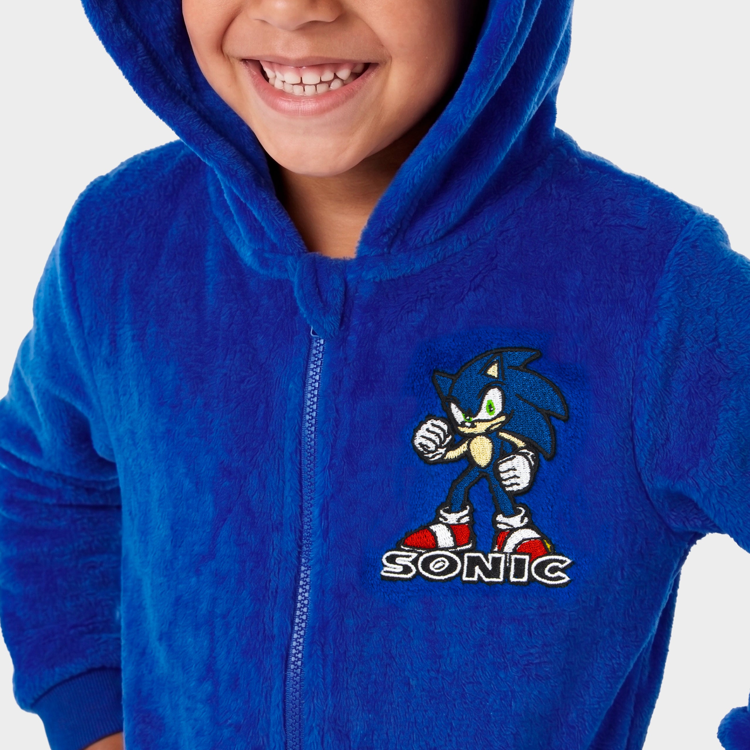 Sonic The Hedgehog Onesie With 3D Ears