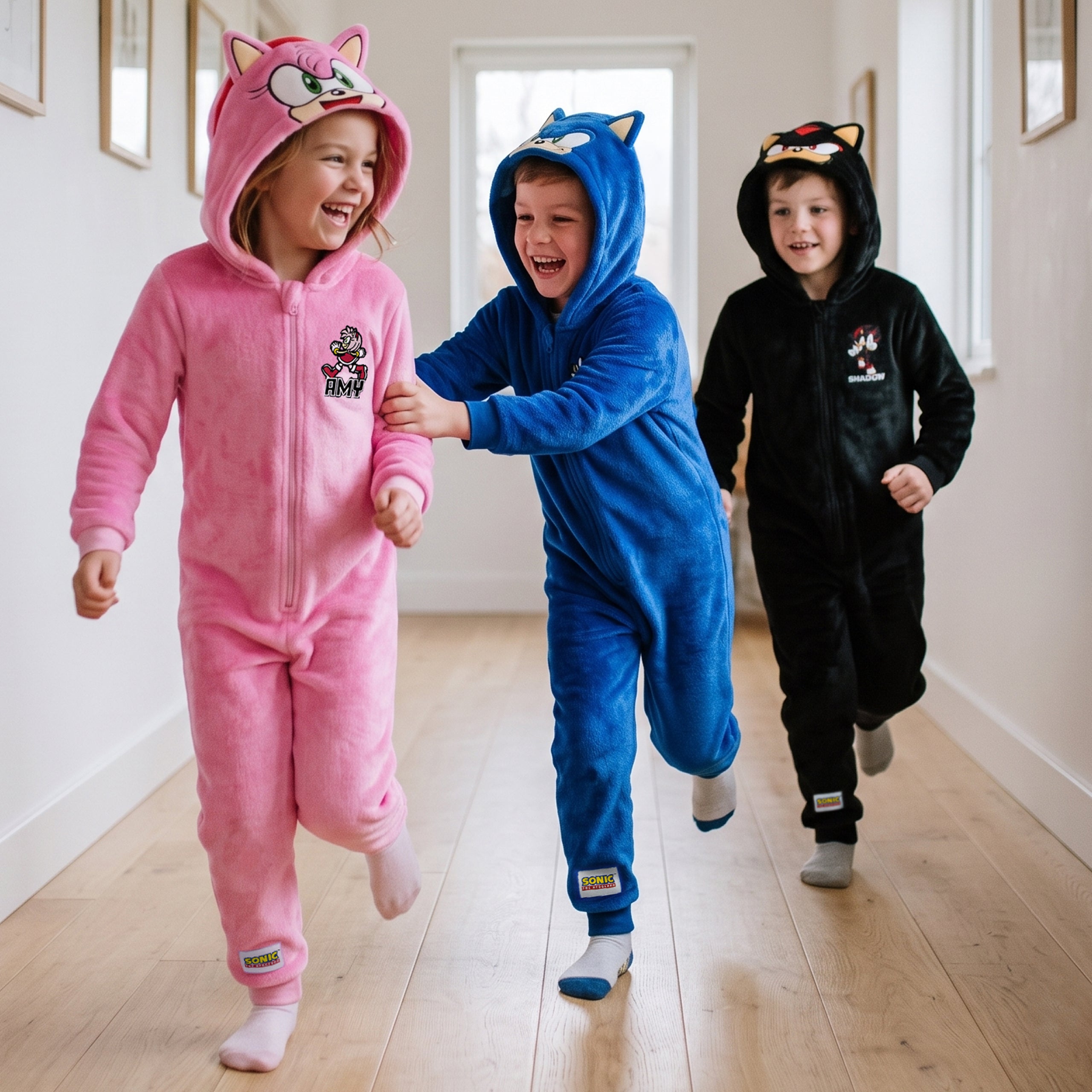 Sonic the Hedgehog Shadow Onesie With 3D Ears