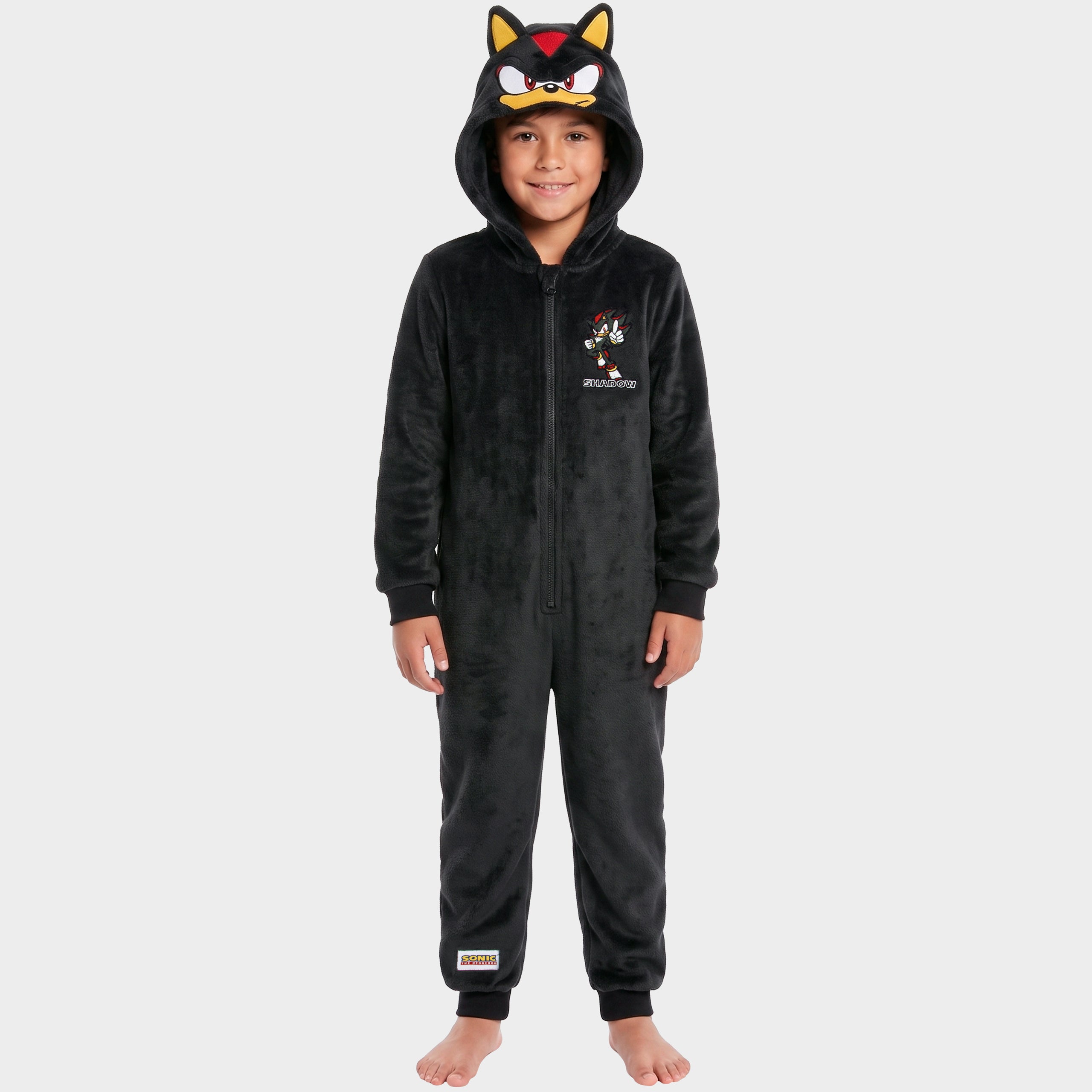 Sonic the Hedgehog Shadow Onesie With 3D Ears