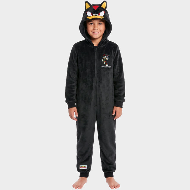 Sonic the Hedgehog Shadow Onesie With 3D Ears