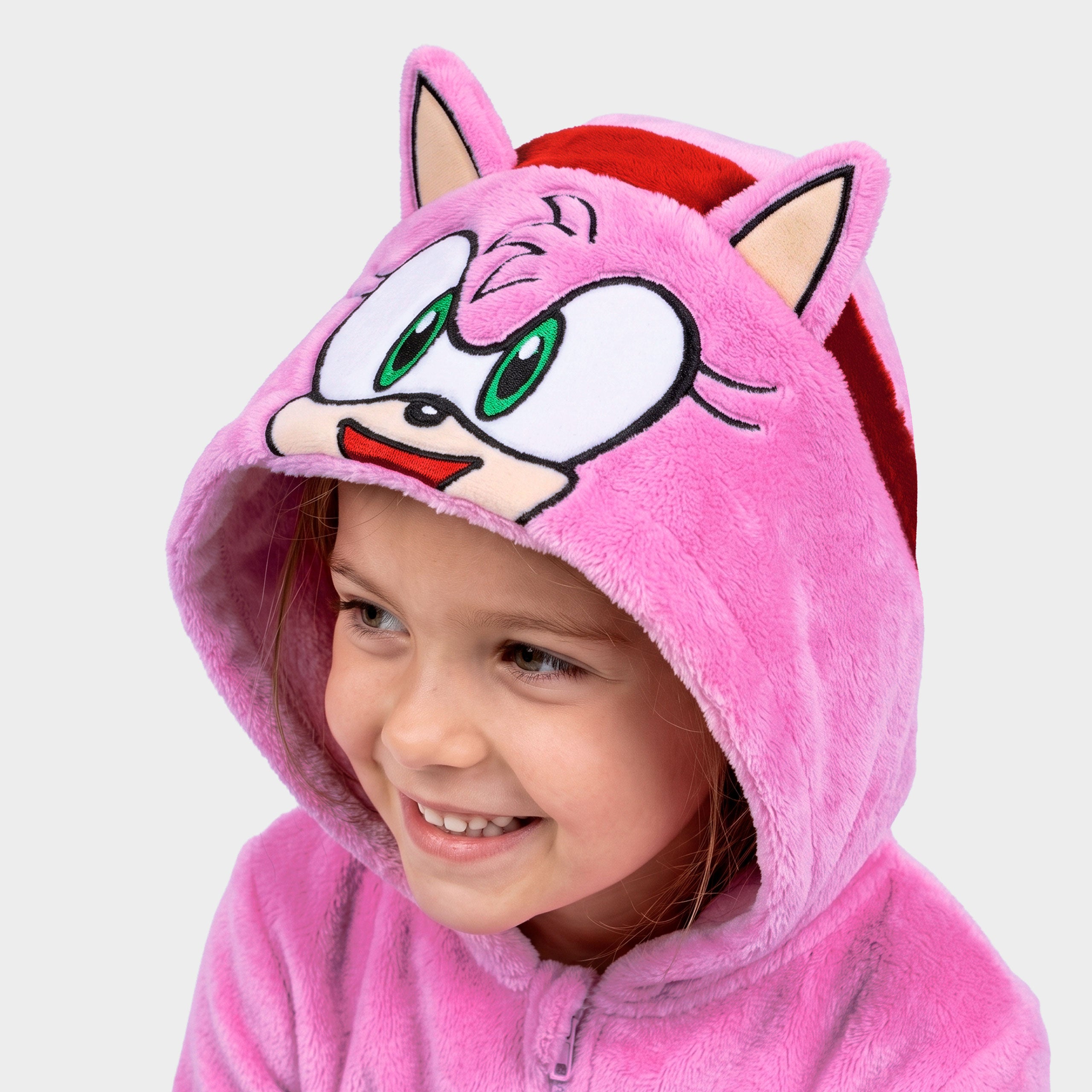 Sonic The Hedgehog Amy Onesie With 3D Ears