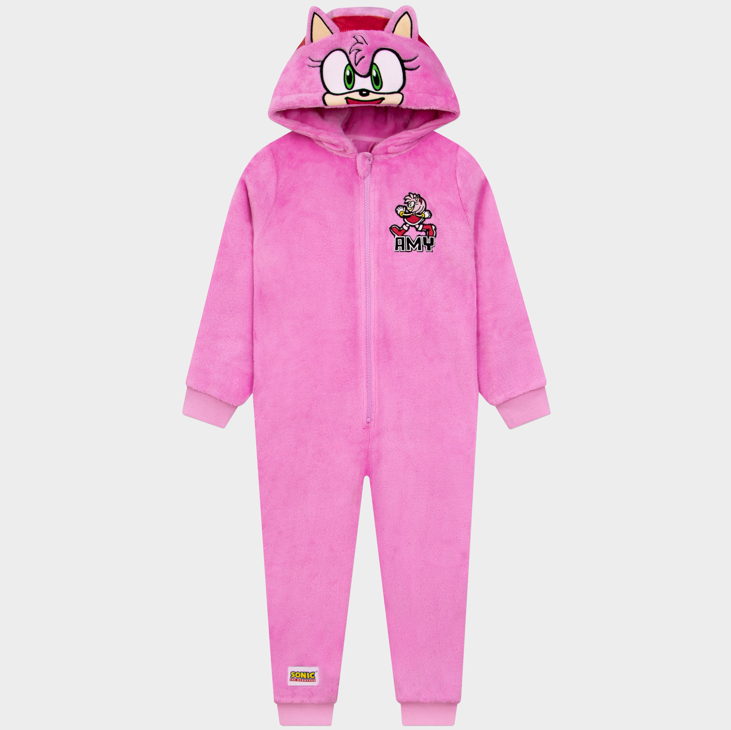 Sonic The Hedgehog Amy Onesie With 3D Ears
