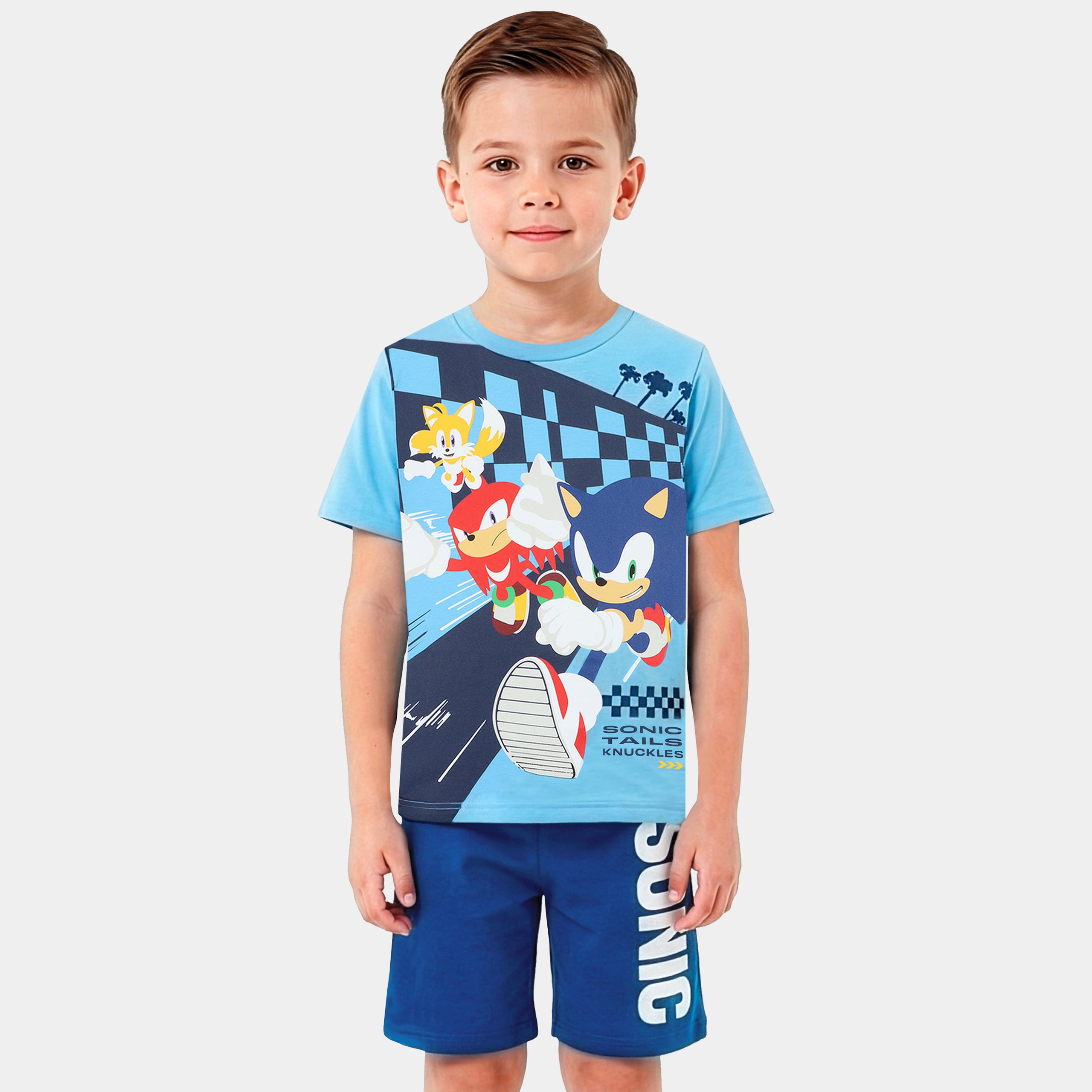 Sonic, Tails & Knuckles Short Pyjamas