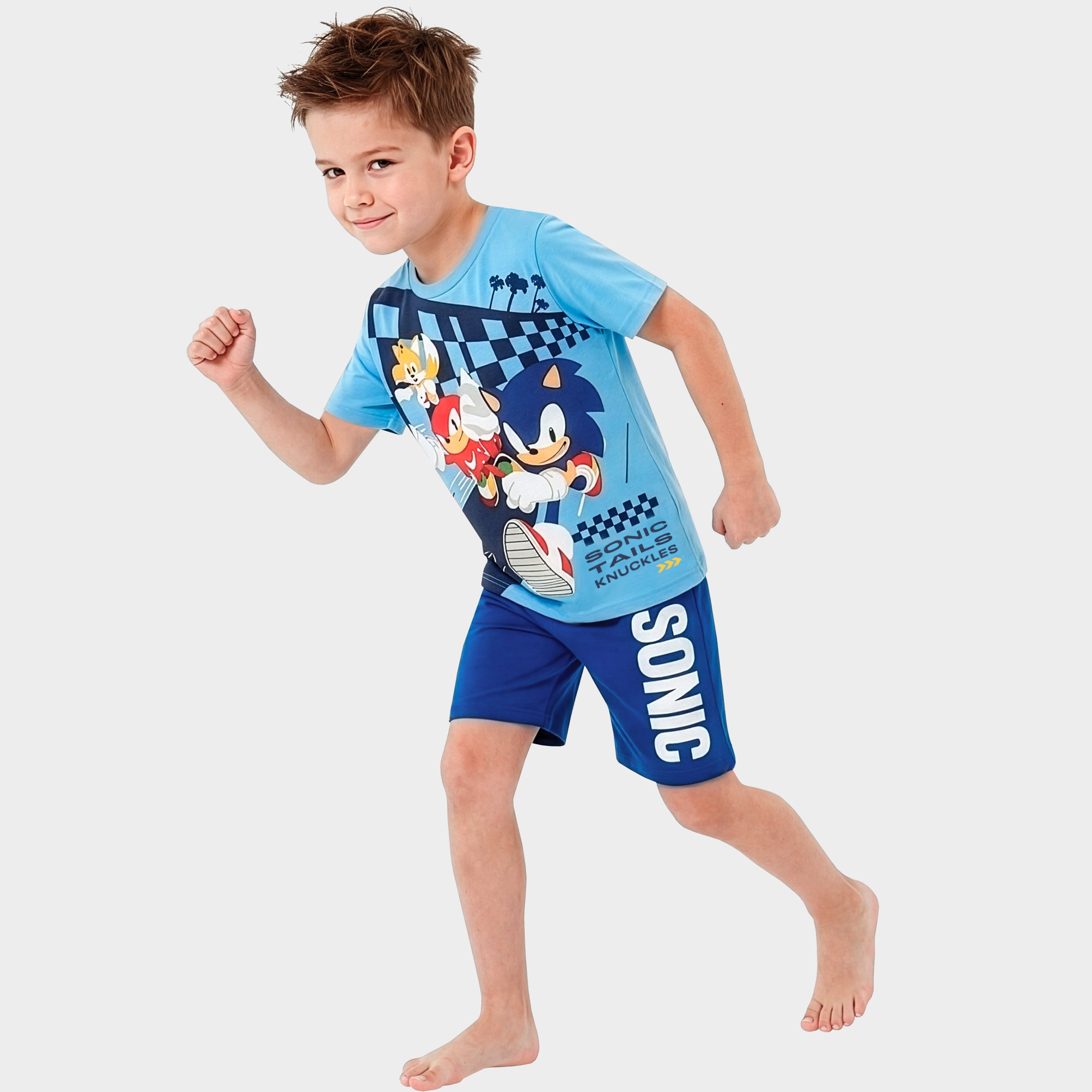 Sonic, Tails & Knuckles Short Pyjamas