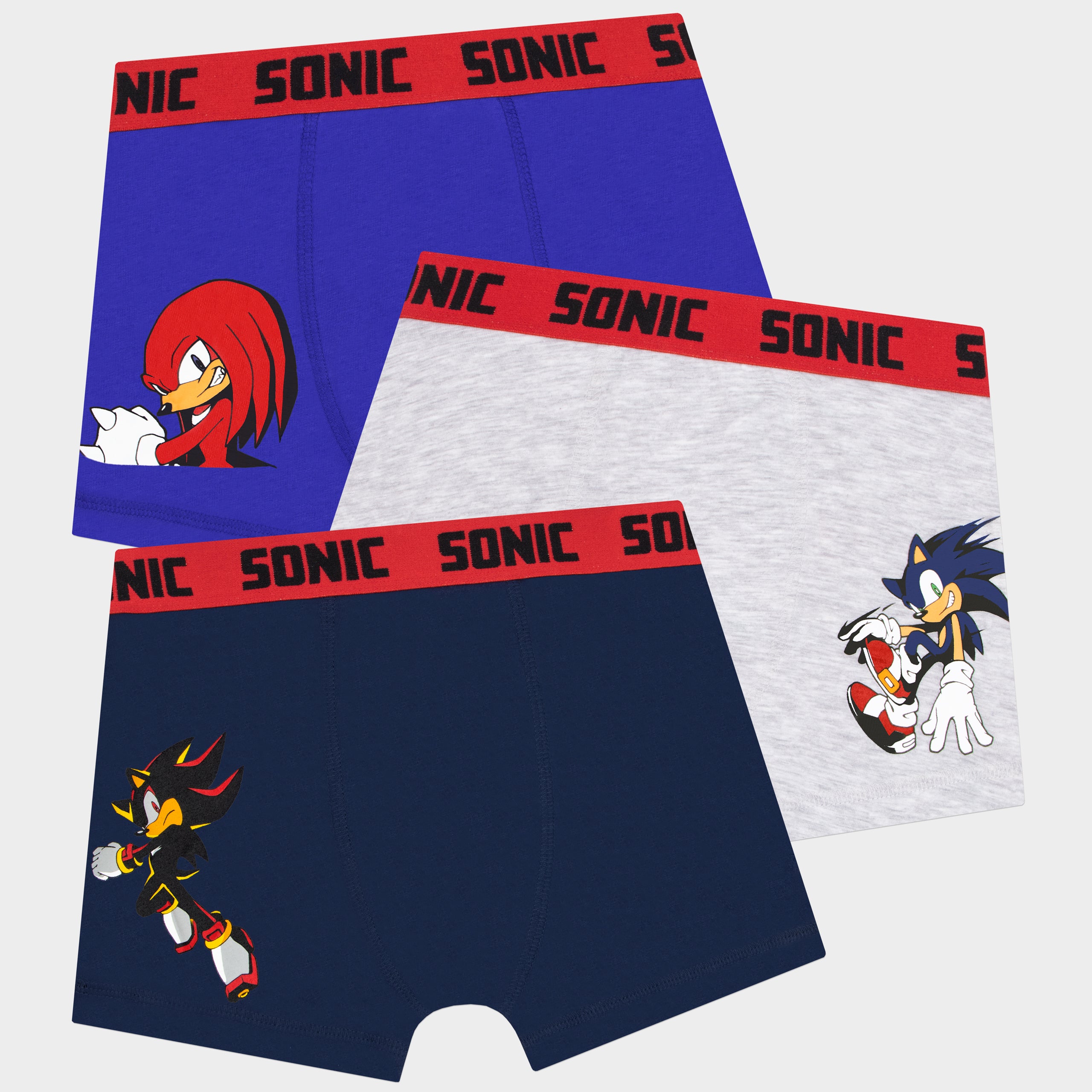 Sonic The Hedgehog 3 Pack Briefs