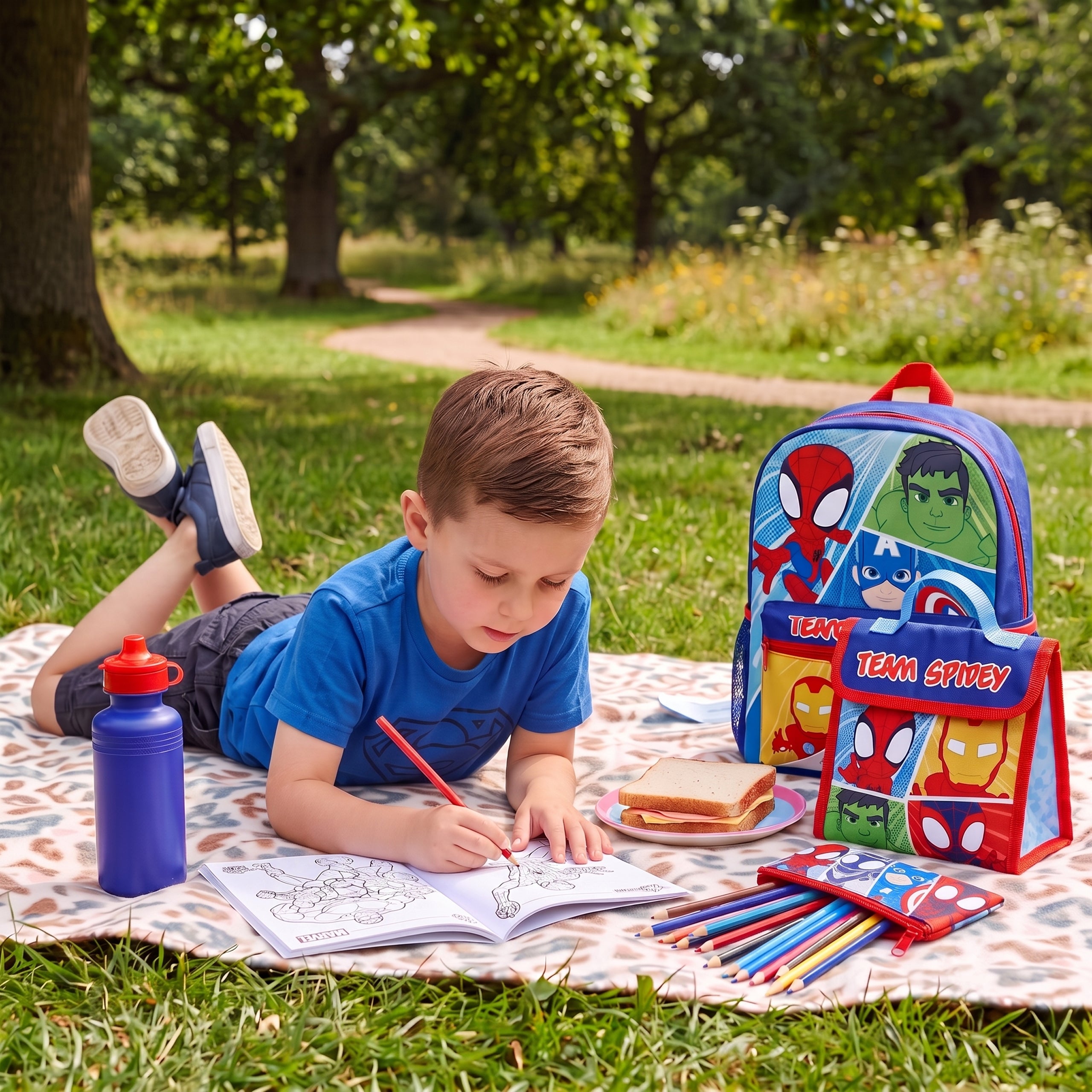 Spidey And His Amazing Friend 4 Piece Backpack Set