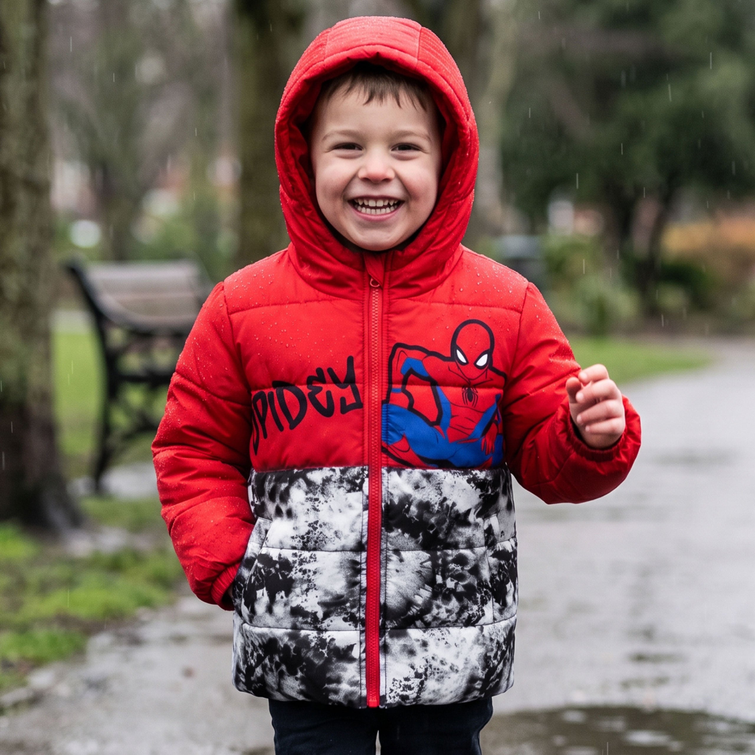 Marvel Spiderman Puffer Jacket