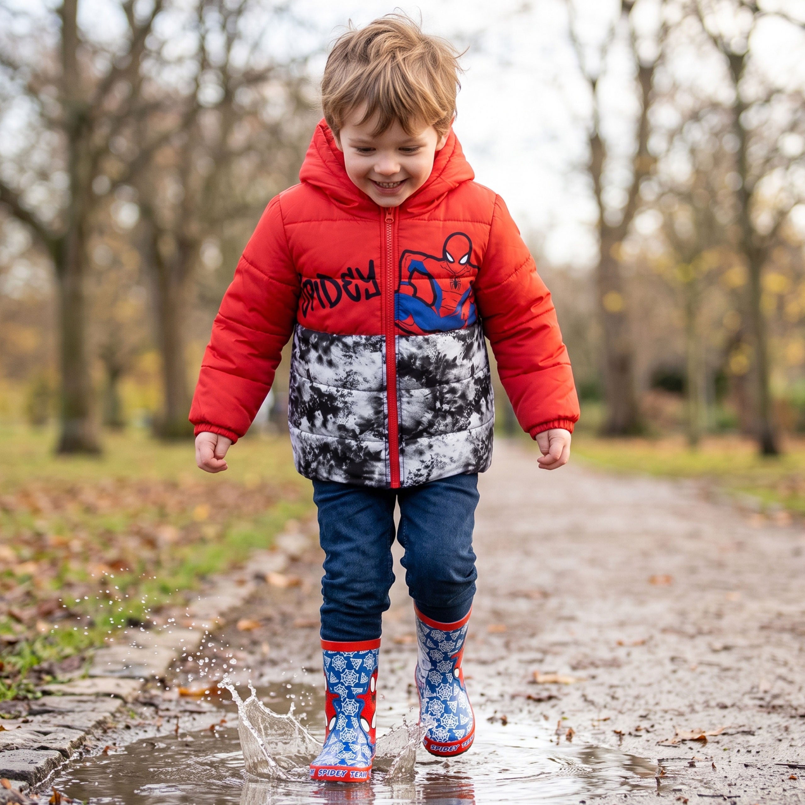 Marvel Spiderman Puffer Jacket