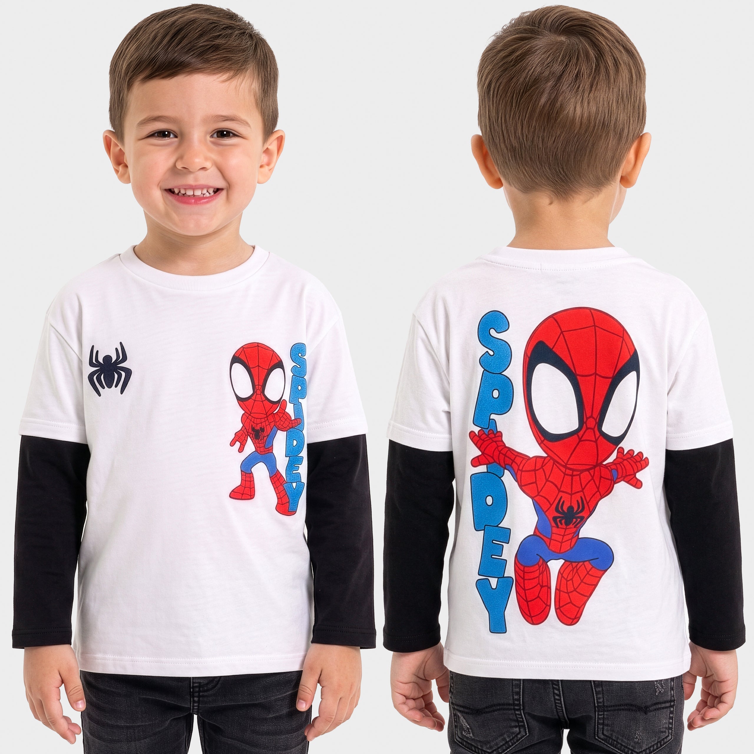 Spidey And His Amazing Friends Foil Detail Long Sleeve T-Shirt