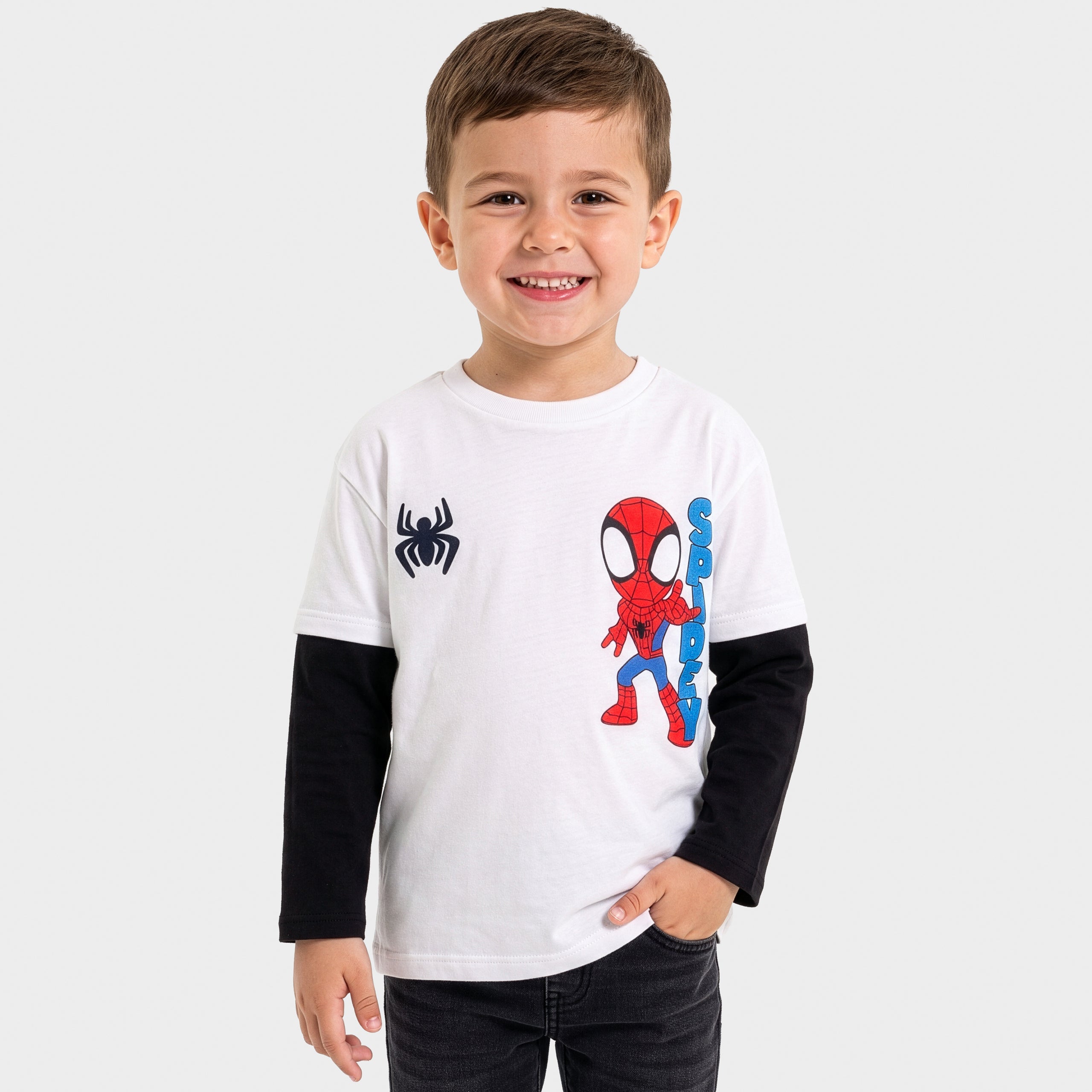 Spidey And His Amazing Friends Foil Detail Long Sleeve T-Shirt