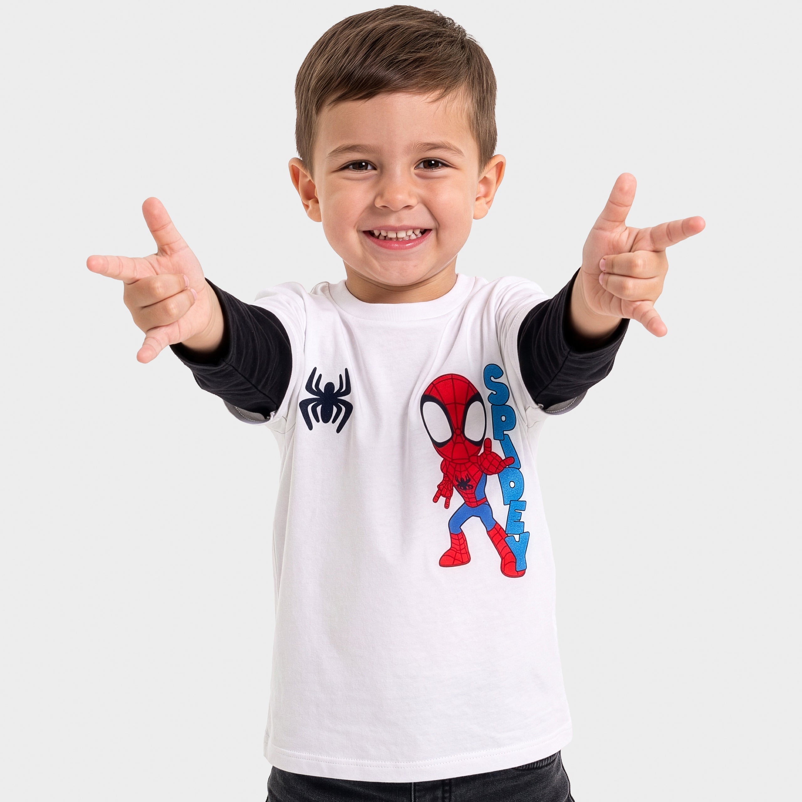 Spidey And His Amazing Friends Foil Detail Long Sleeve T-Shirt