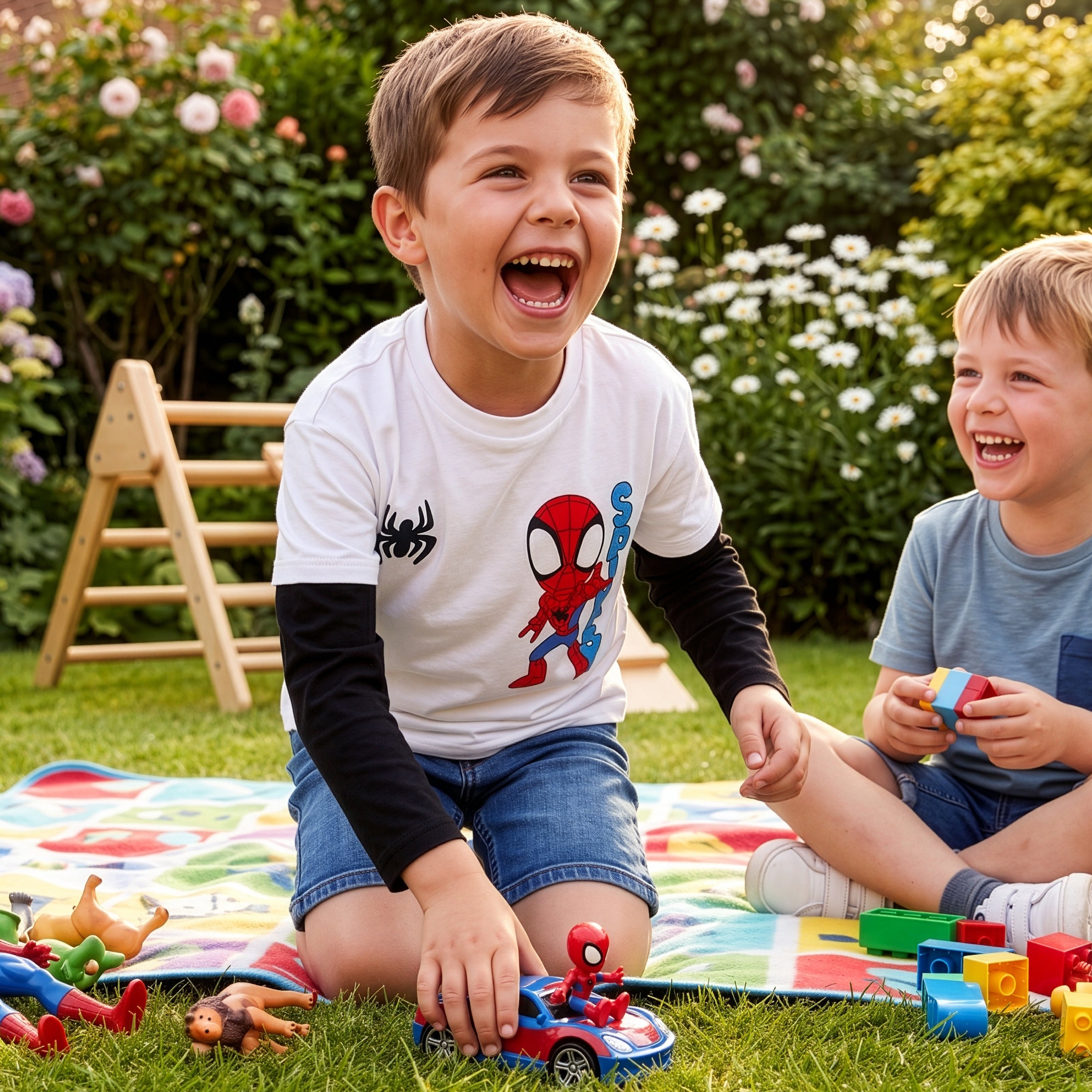 Spidey And His Amazing Friends Foil Detail Long Sleeve T-Shirt