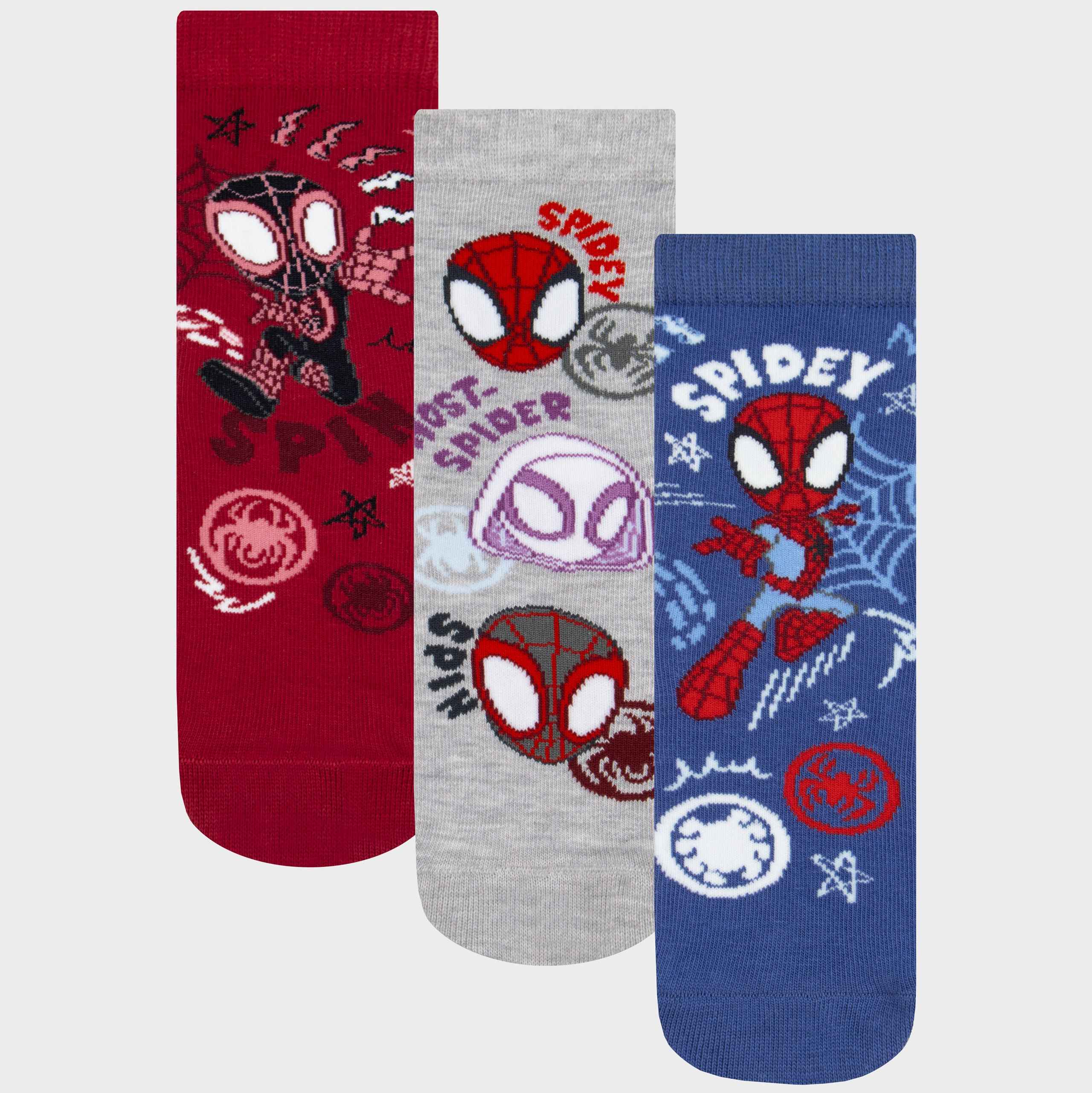 Marvel Spidey And His Amazing Friends Socks 3 Pack