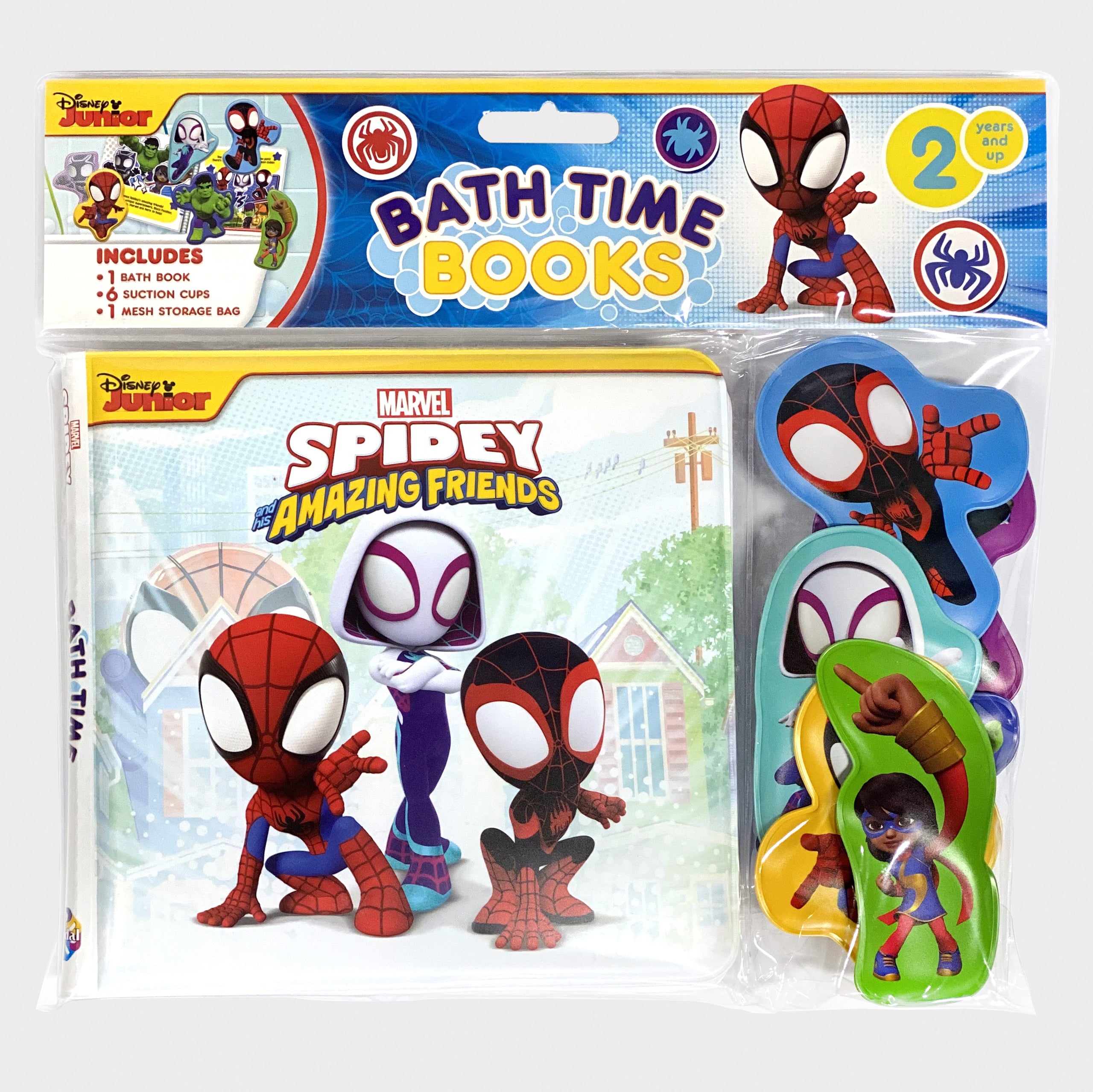 Spidey And His Amazing Friends Bath Time Book