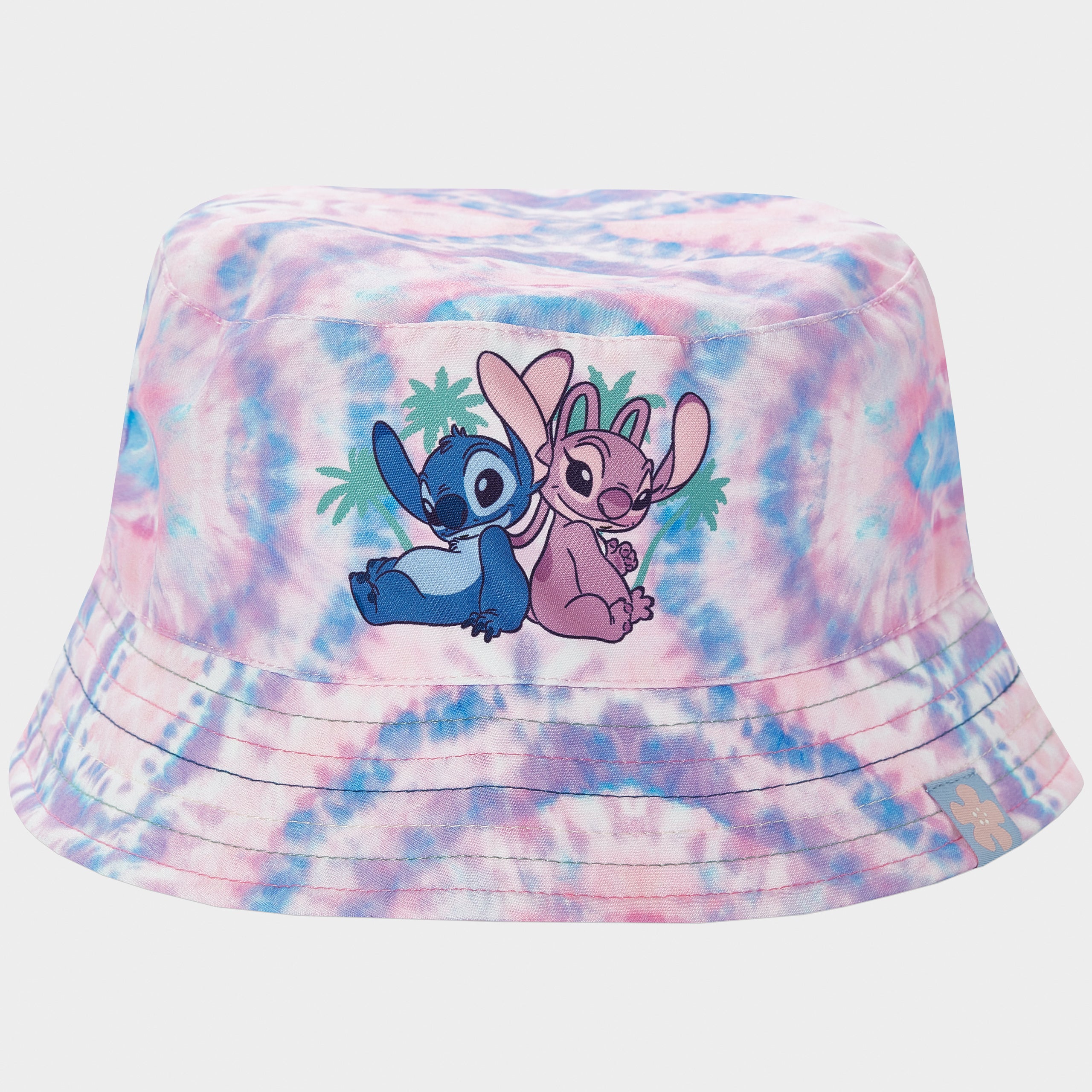 Disney Stitch And Angel Tie Dye Bucket Hat