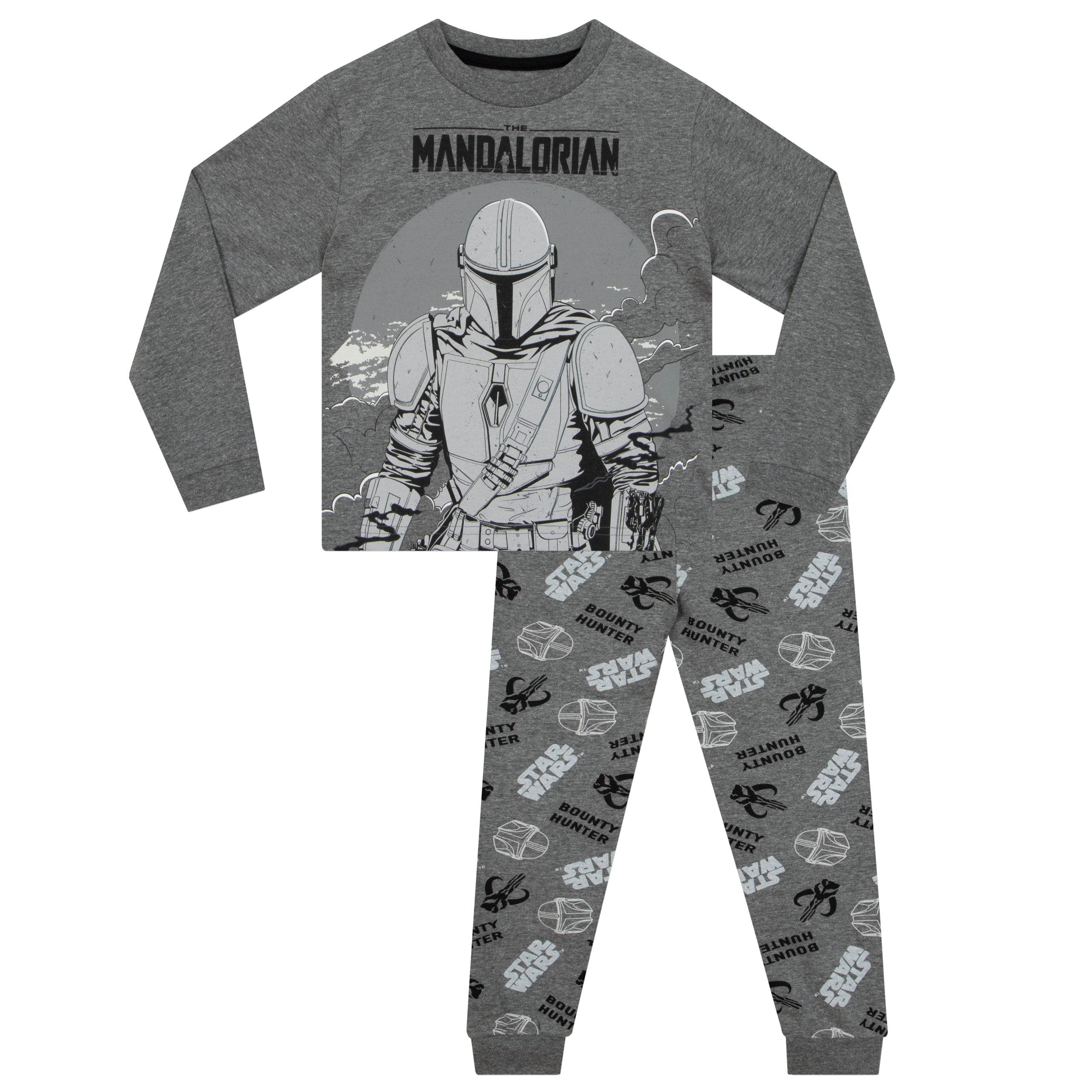 Pigiama Disney Star Wars Mandalorian Din Djarin Per Bambini - Taglie 2-10 Anni - Foto 4