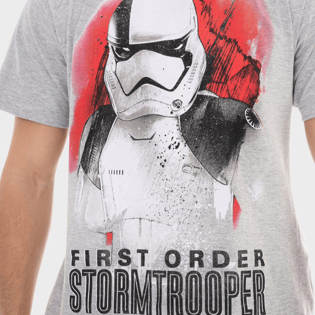 Star Wars Mens Short Pyjamas I Adults Stormtrooper PJs Grey