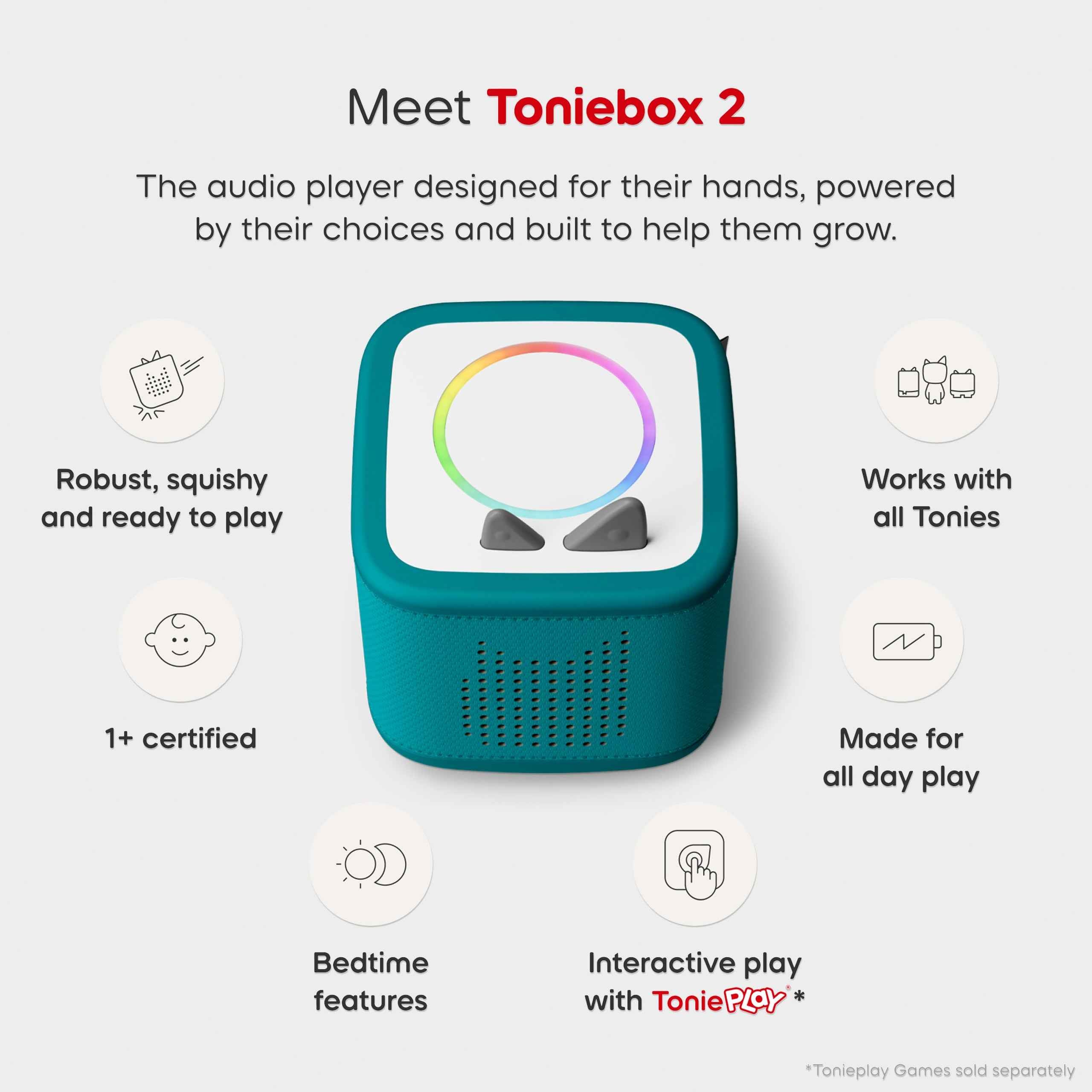 Toniebox 2 Tropical Teal Starter Set