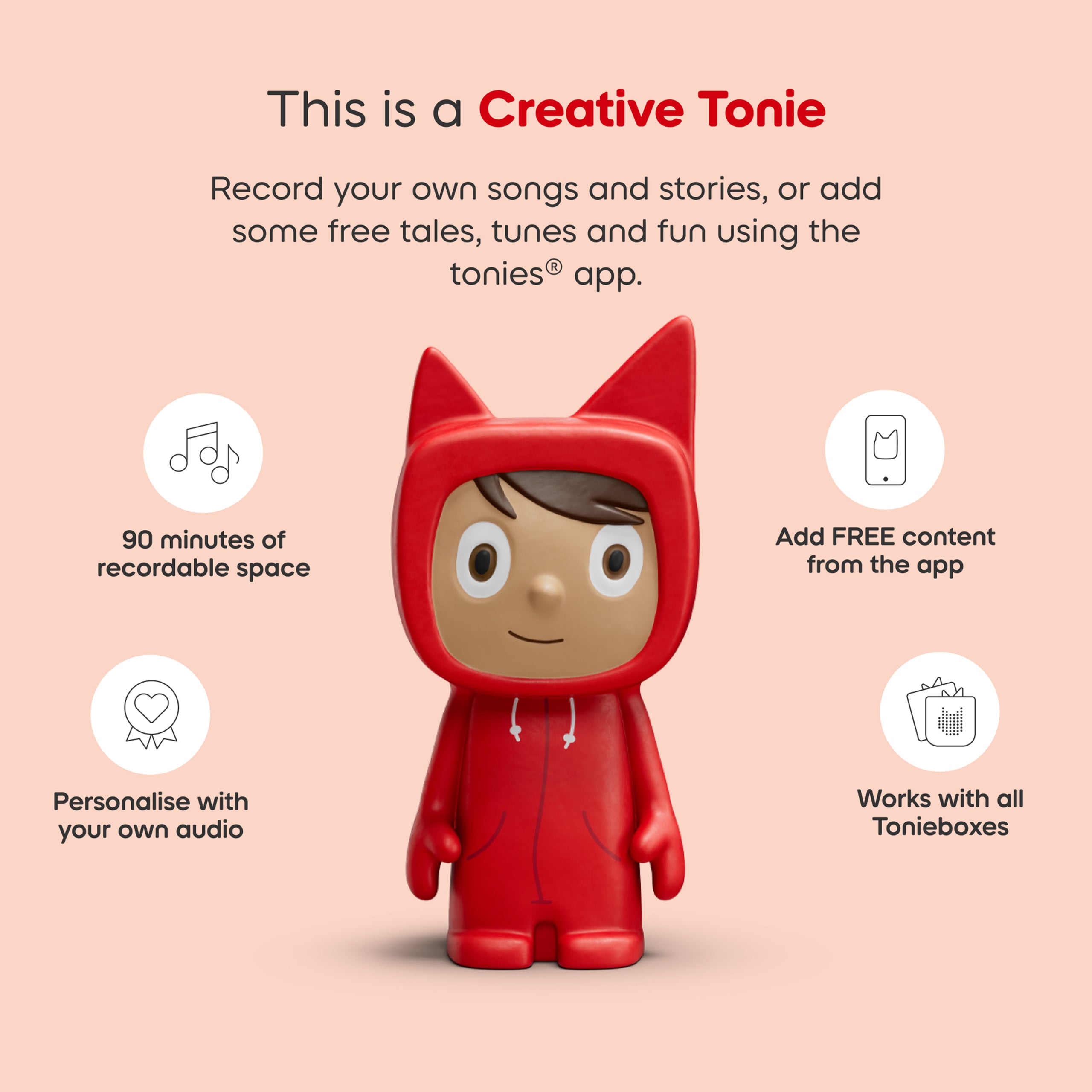 Tonies Toniebox 2 Starter Set - Red