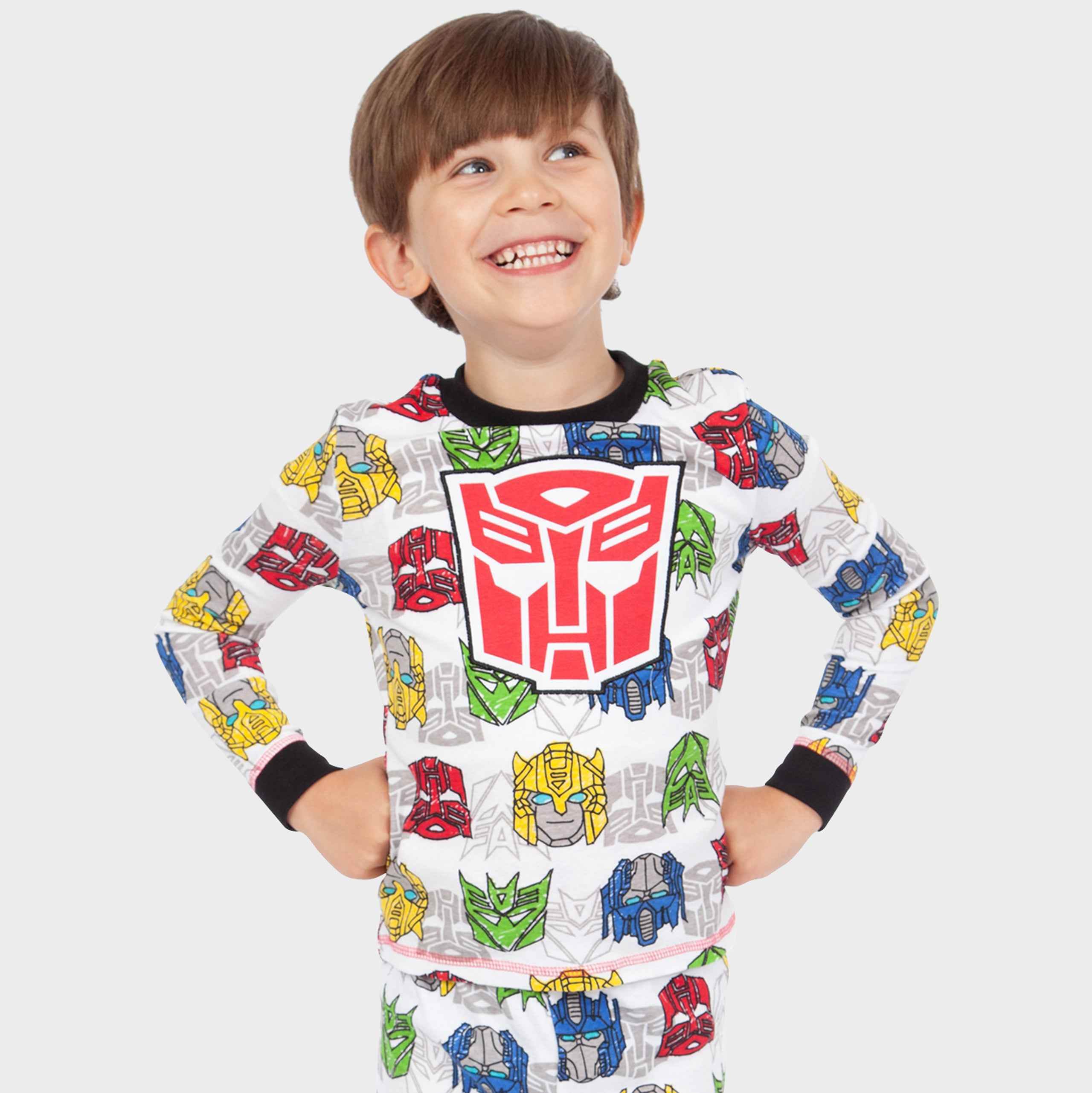 Transformers Jongens Pyjama's Lekker Passen Grijs 104