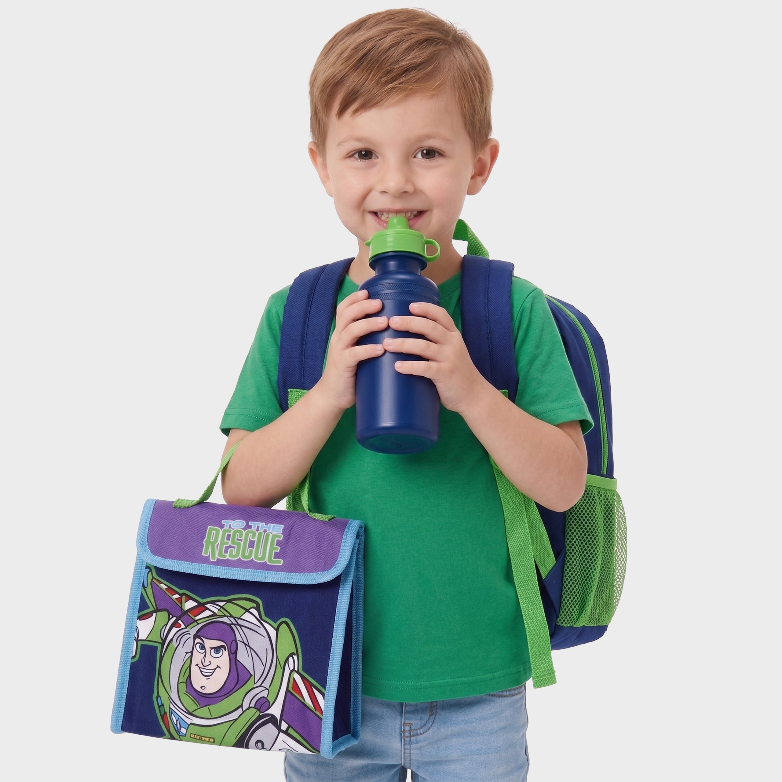 Disney Toy Story Buzz Lightyear 4 Piece Backpack Set