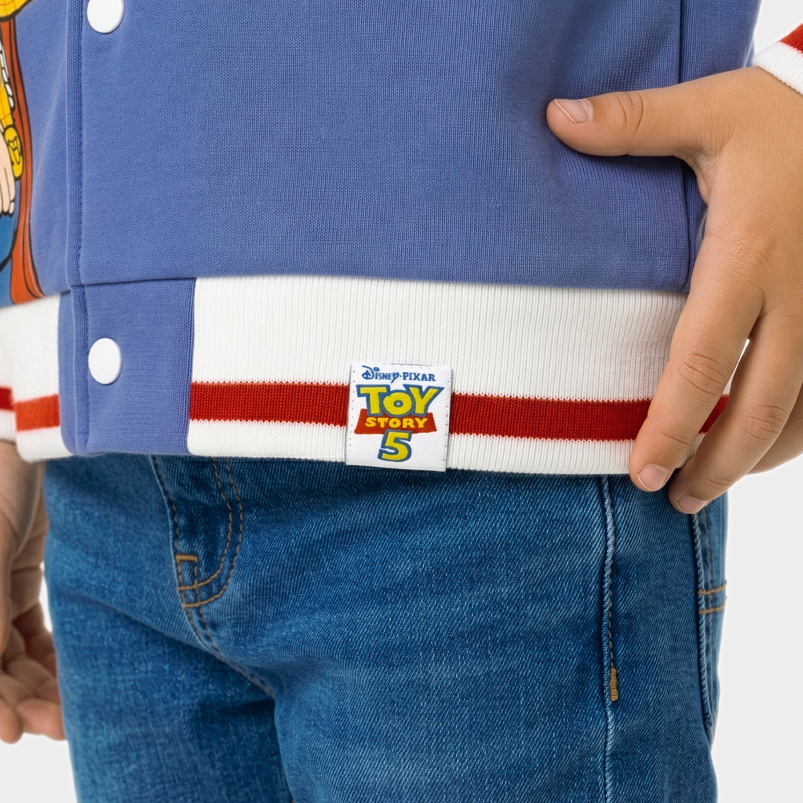 Disney Toy Story 5 Woody Buzz And Friends Bomber Jacket