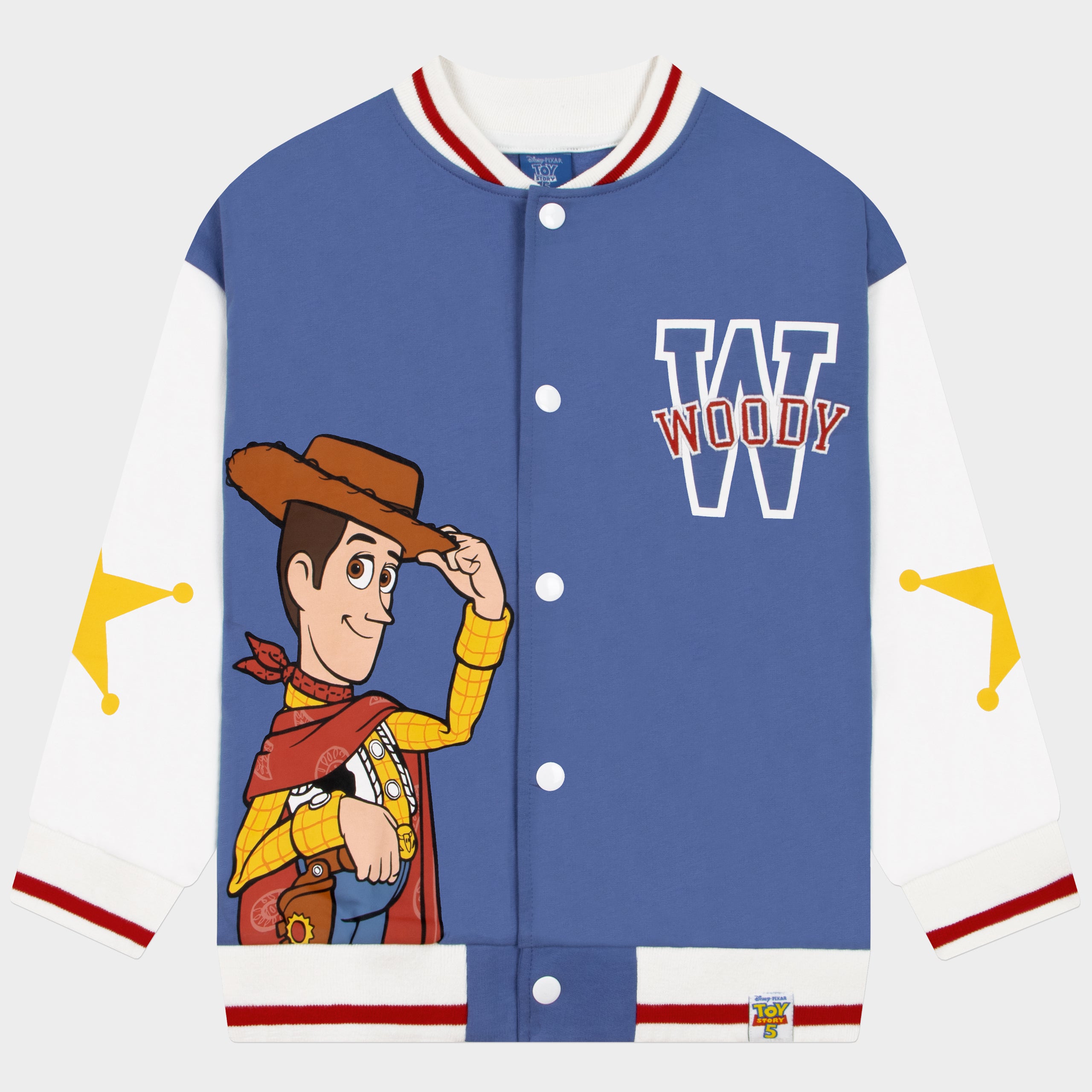 Disney Toy Story 5 Woody Buzz And Friends Bomber Jacket