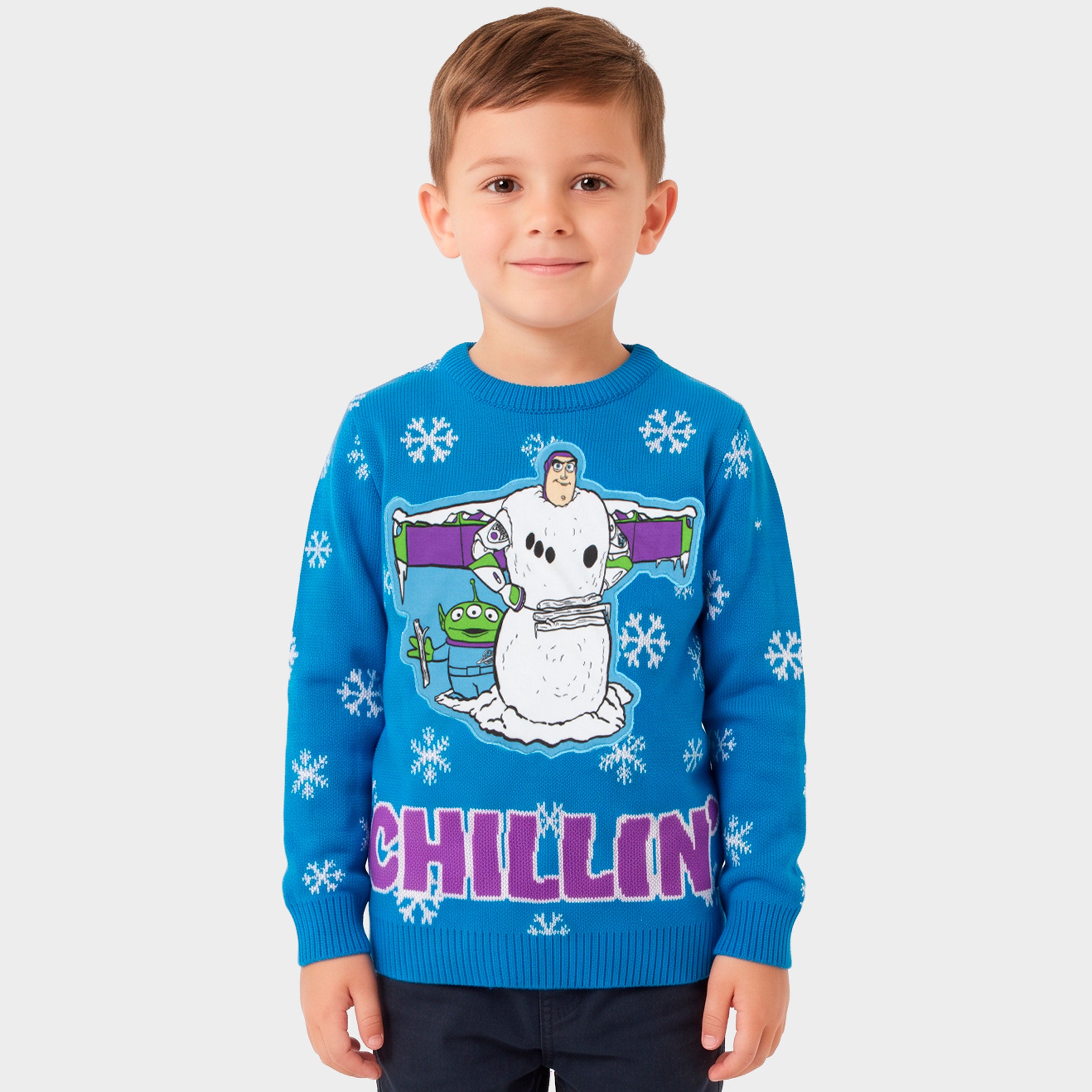 Disney Toy Story Buzz Lightyear Xmas Jumper