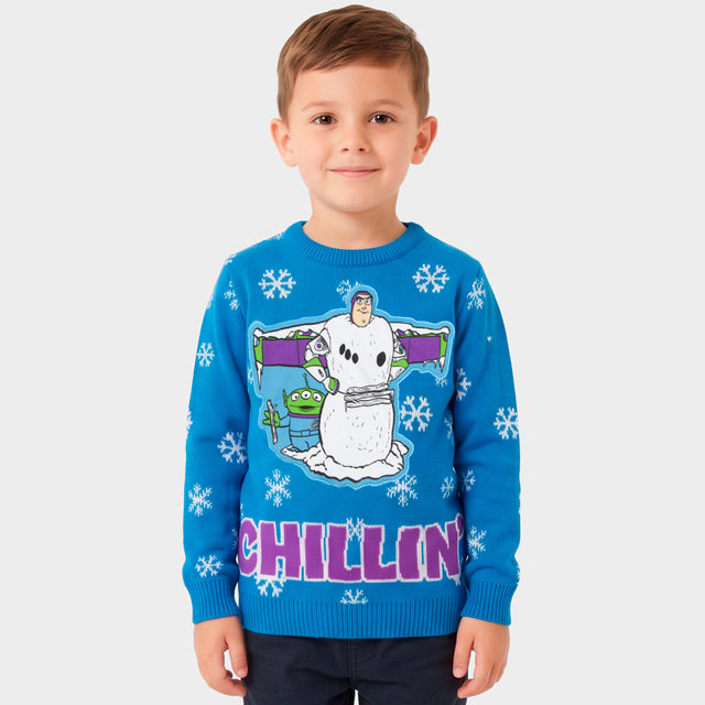 Disney Toy Story Buzz Lightyear Xmas Jumper