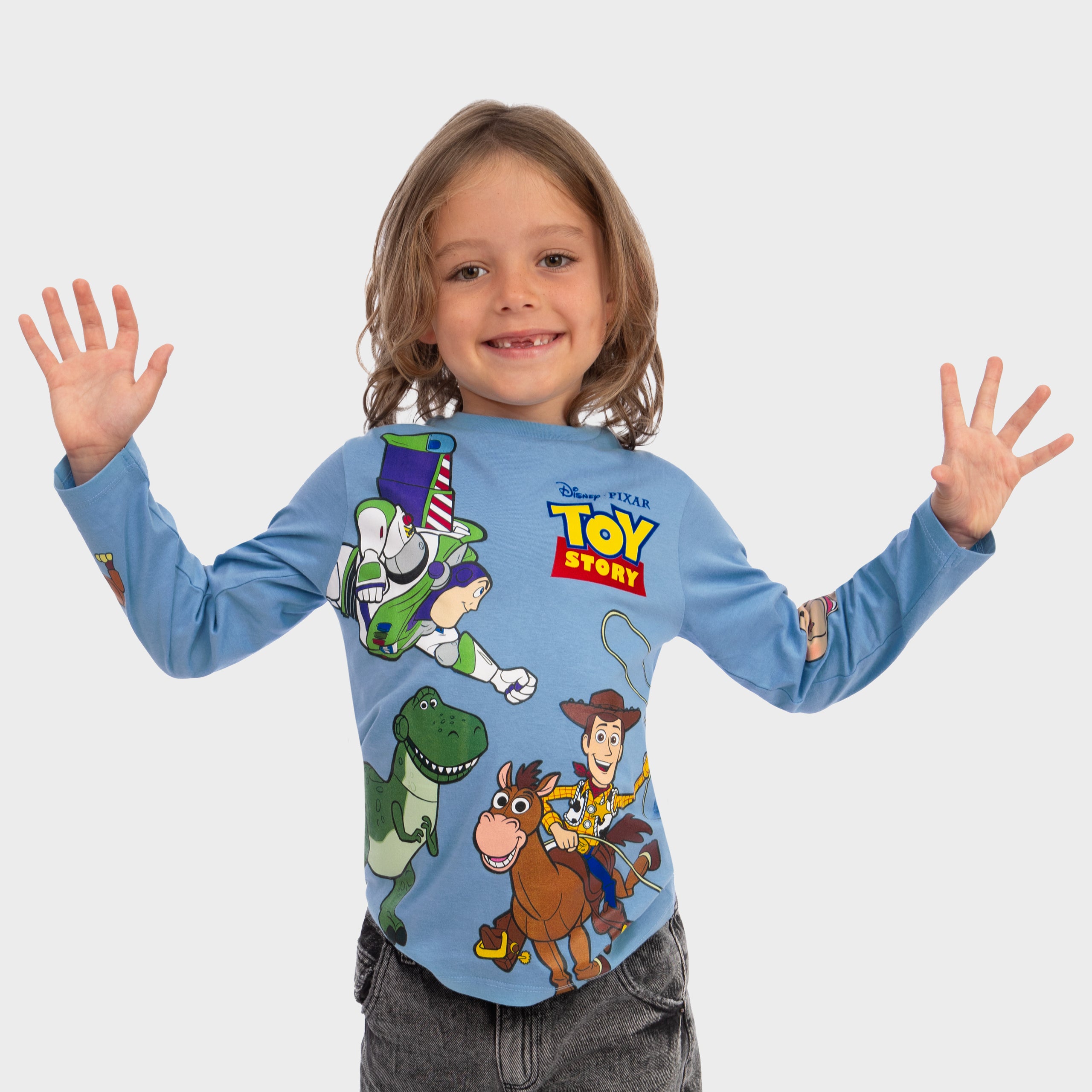Disney Toy Story Woody & Friends Long Sleeve T-shirt