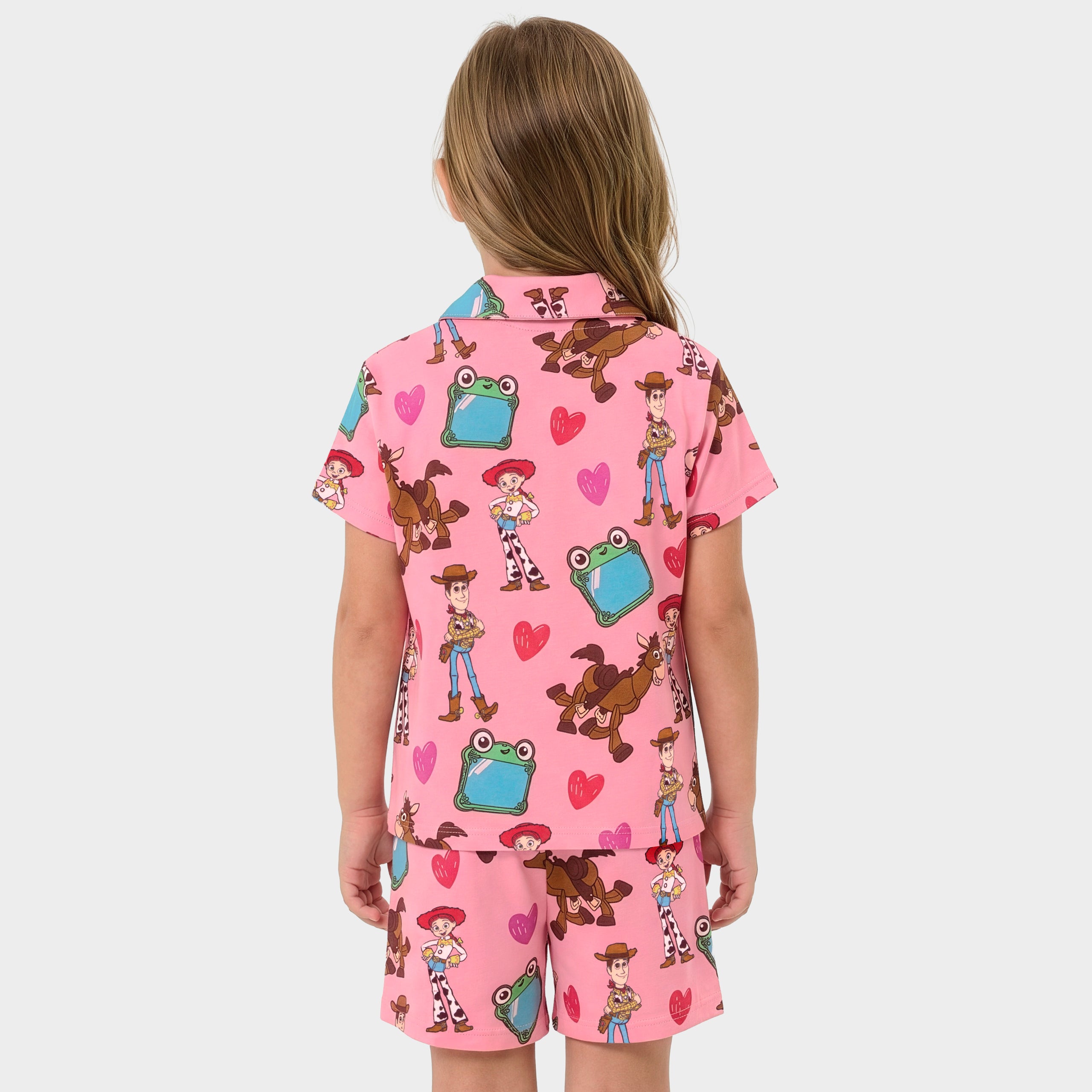 Disney Toy Story 5 Jessie, Woody, Bullseye And Lilypad Button Up Pyjamas