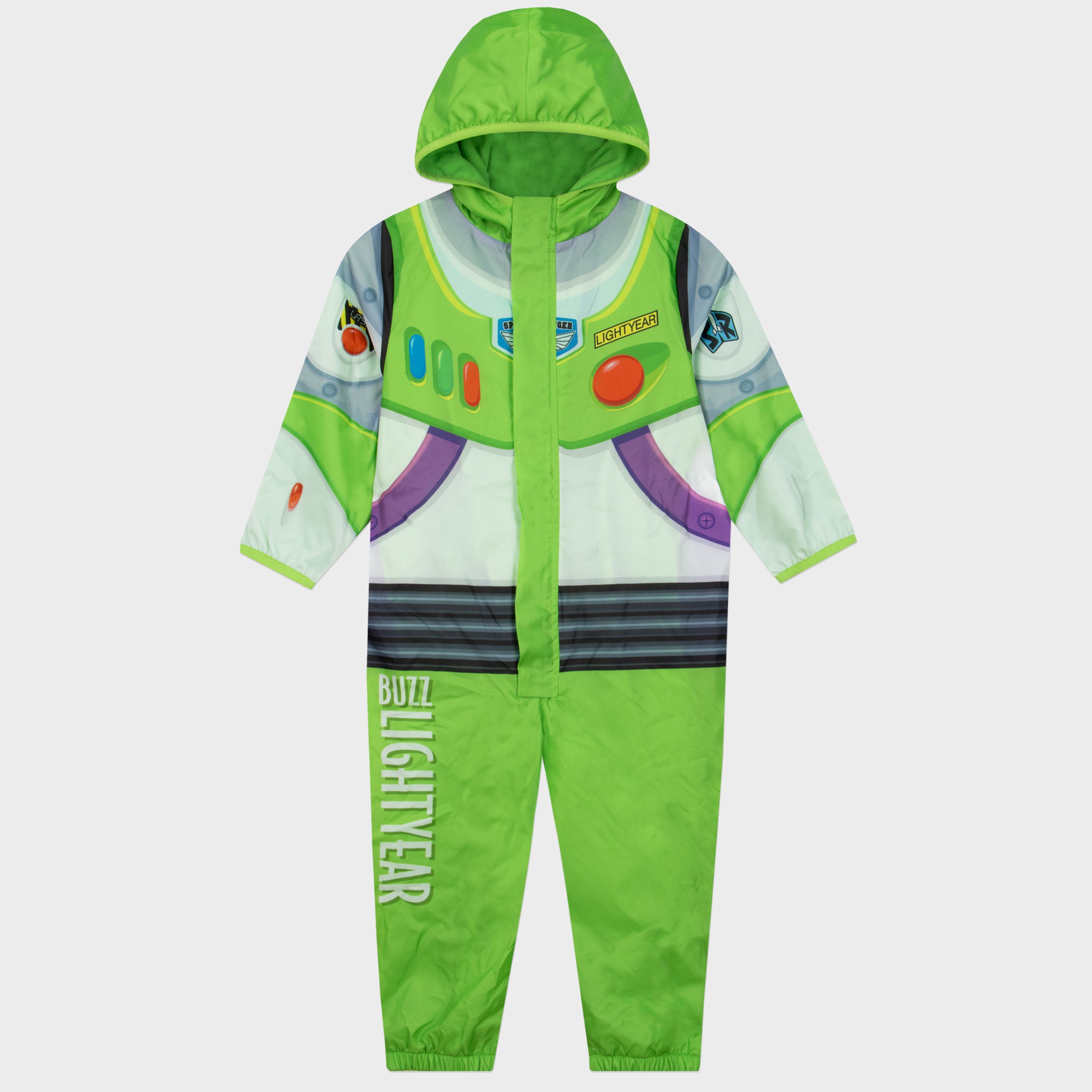 Disney Toy Story Buzz Lightyear Fleece-Lined Puddlesuit