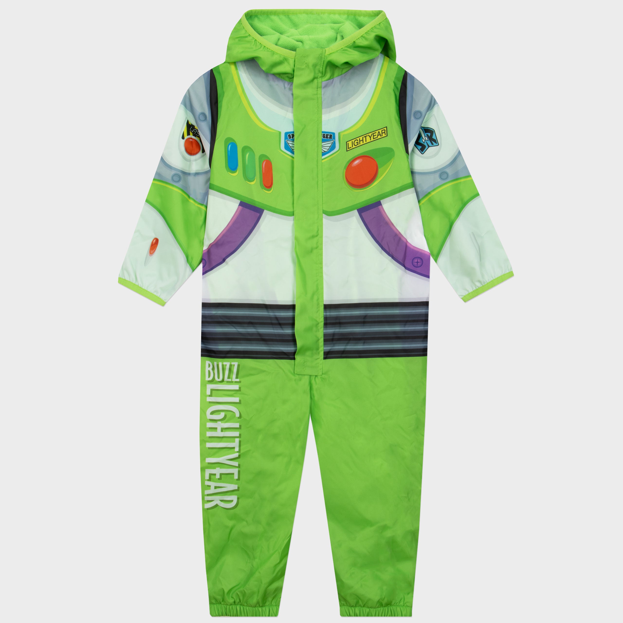 Disney Toy Story Buzz Lightyear Fleece-Lined Puddlesuit