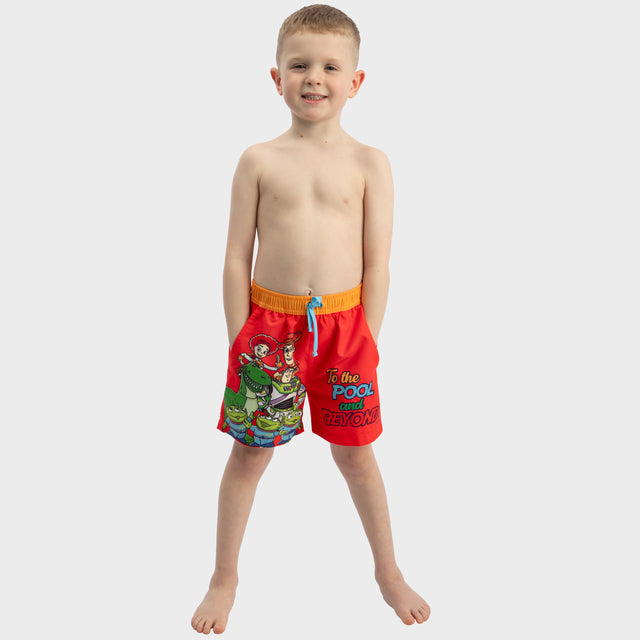 Disney Toy Story Buzz Woody And Rex Swim Shorts