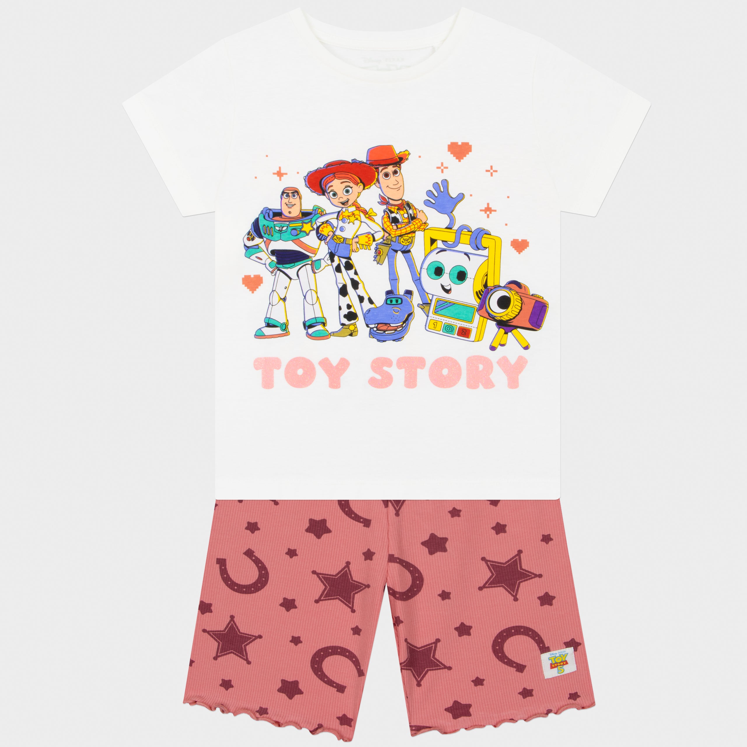 Disney Toy Story 5 Jessie And Friends T-Shirt And Shorts Set