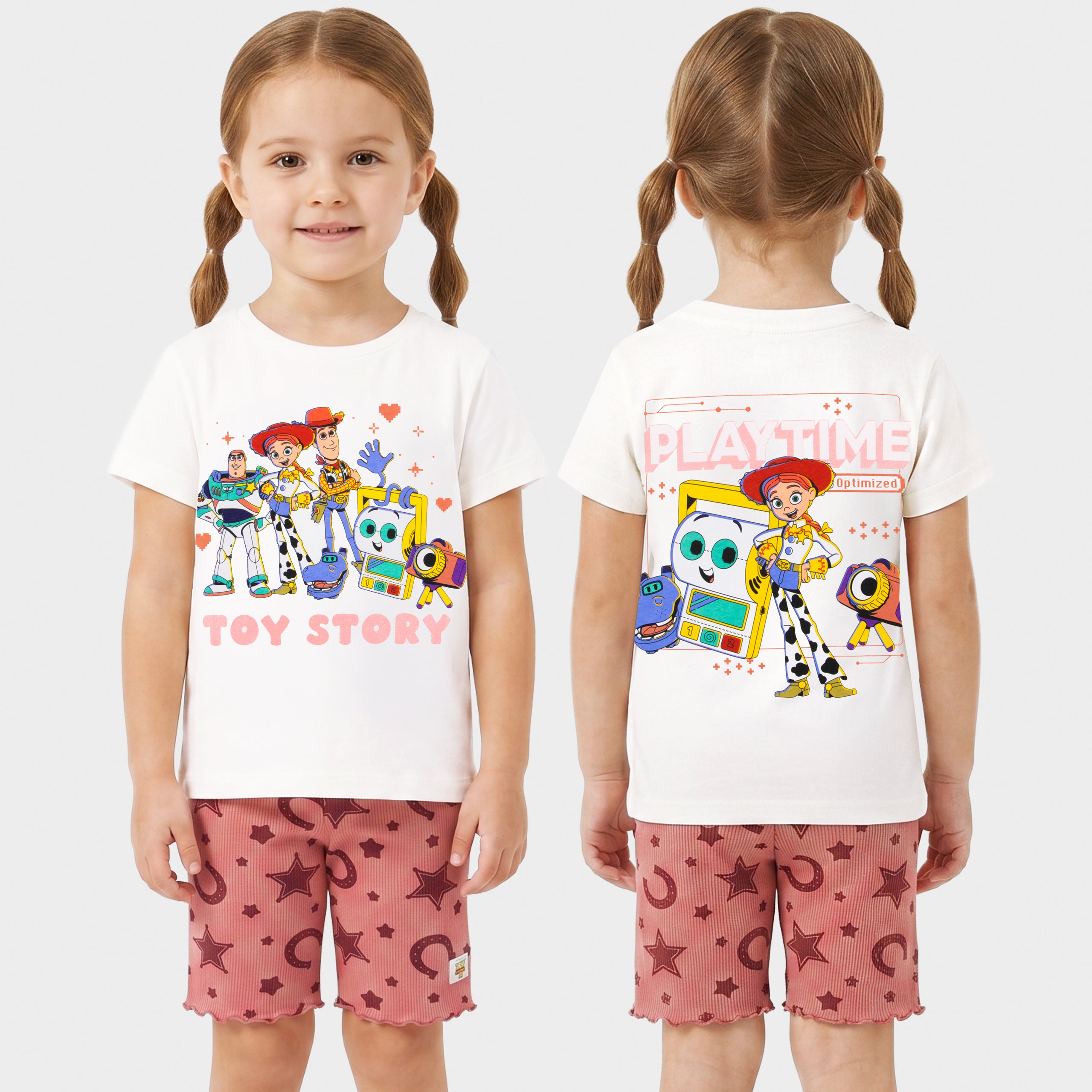 Disney Toy Story 5 Jessie And Friends T-Shirt And Shorts Set