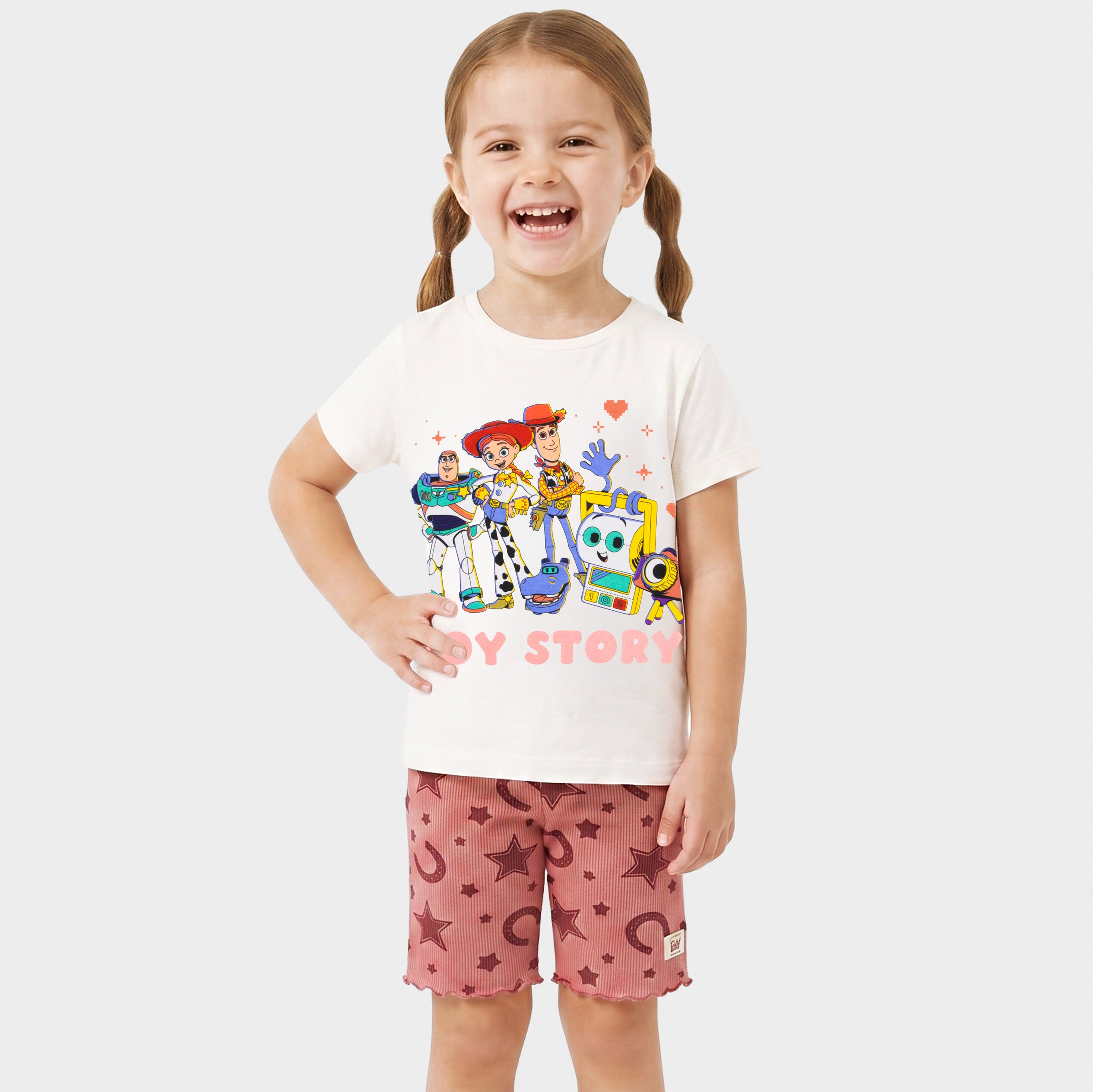 Disney Toy Story 5 Jessie And Friends T-Shirt And Shorts Set