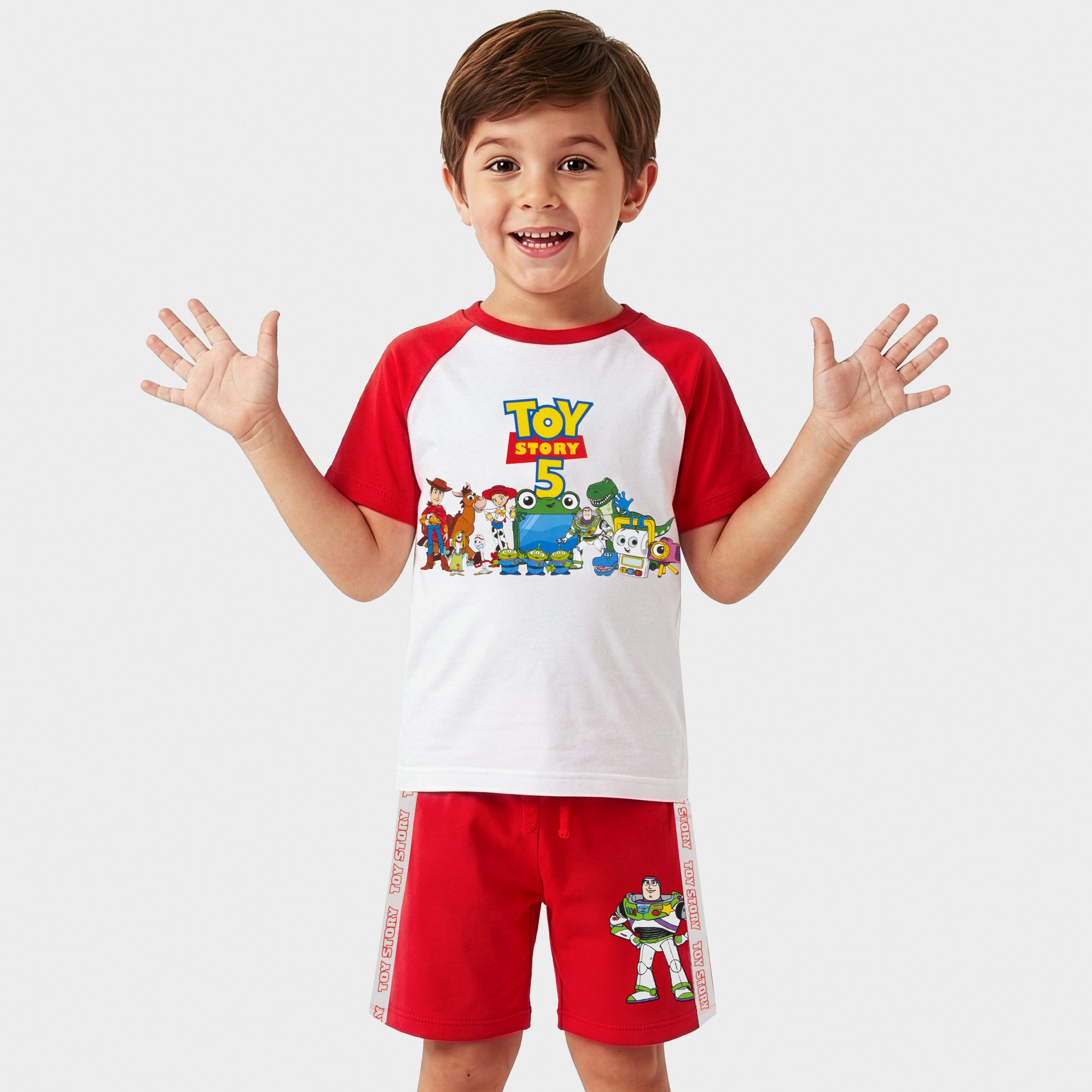 Disney Toy Story 5 Tshirt And Shorts Set