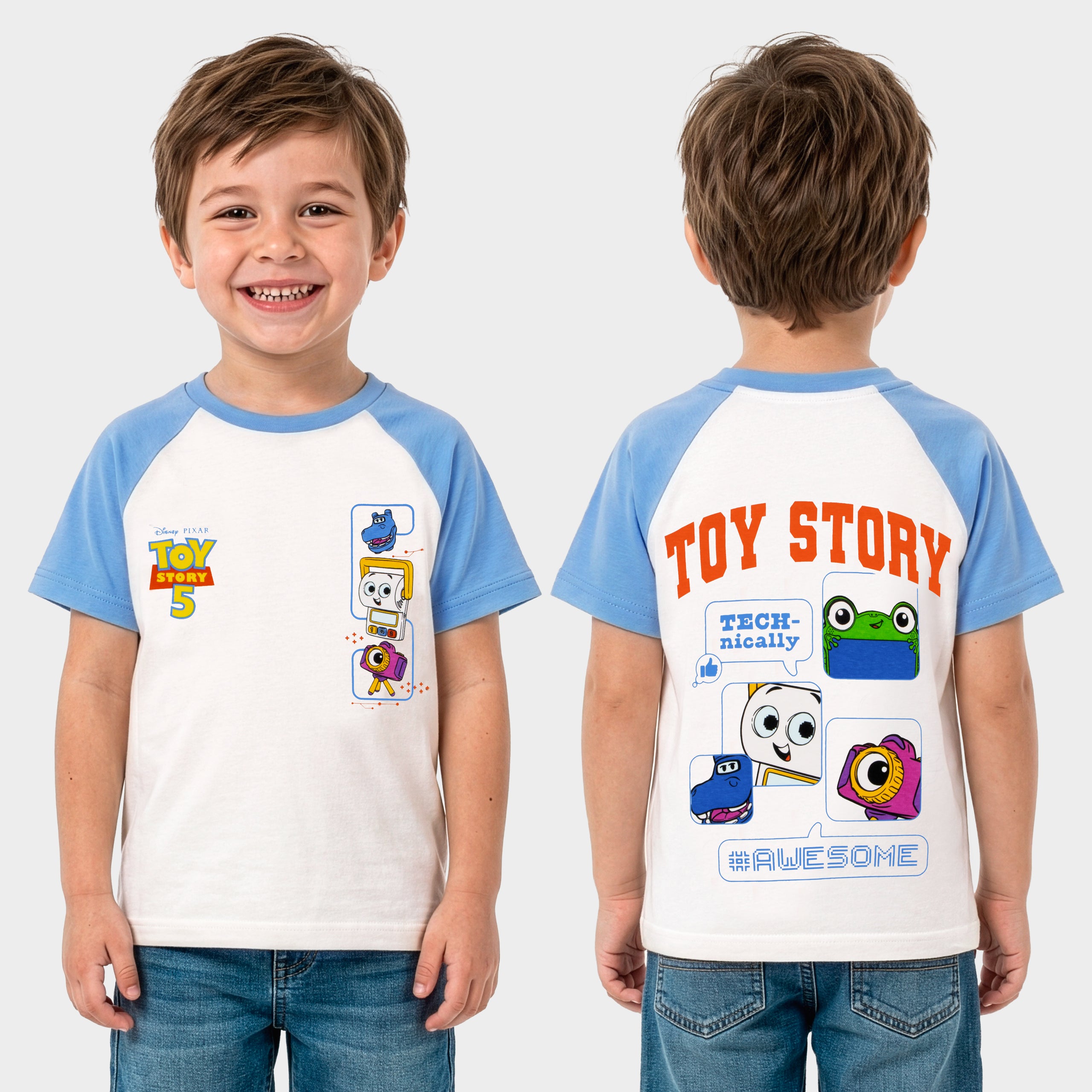 Disney Toy Story 5 Lilypad, Atlas, Snappy And Smarty Pants T-Shirt
