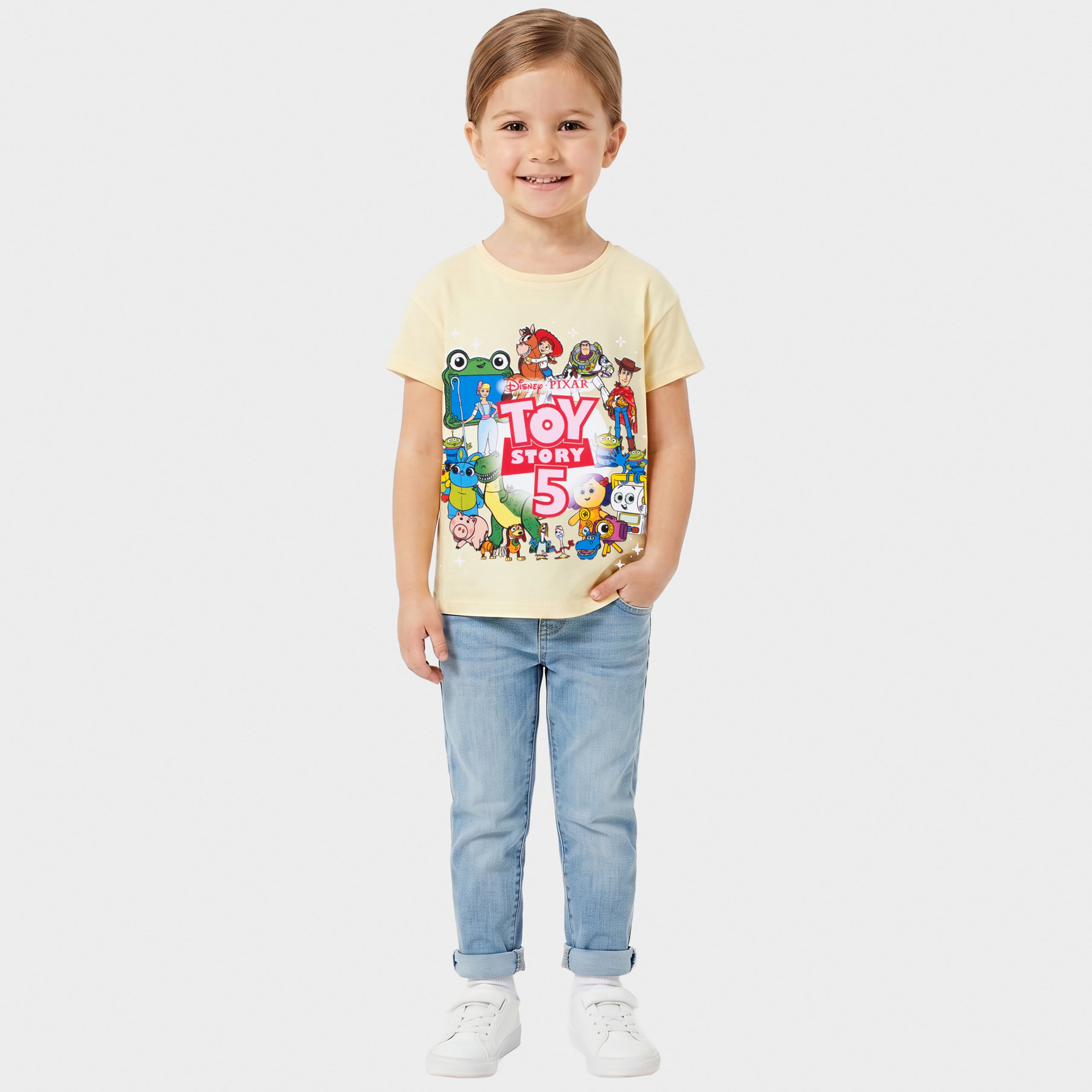 Disney Toy Story 5 Buzz, Woody And Friends T-Shirt