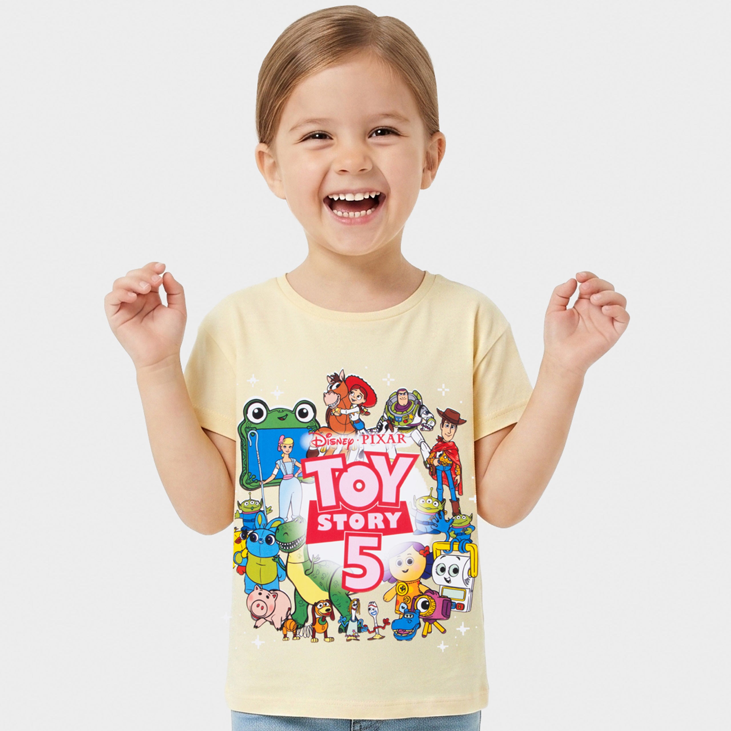 Disney Toy Story 5 Buzz, Woody And Friends T-Shirt