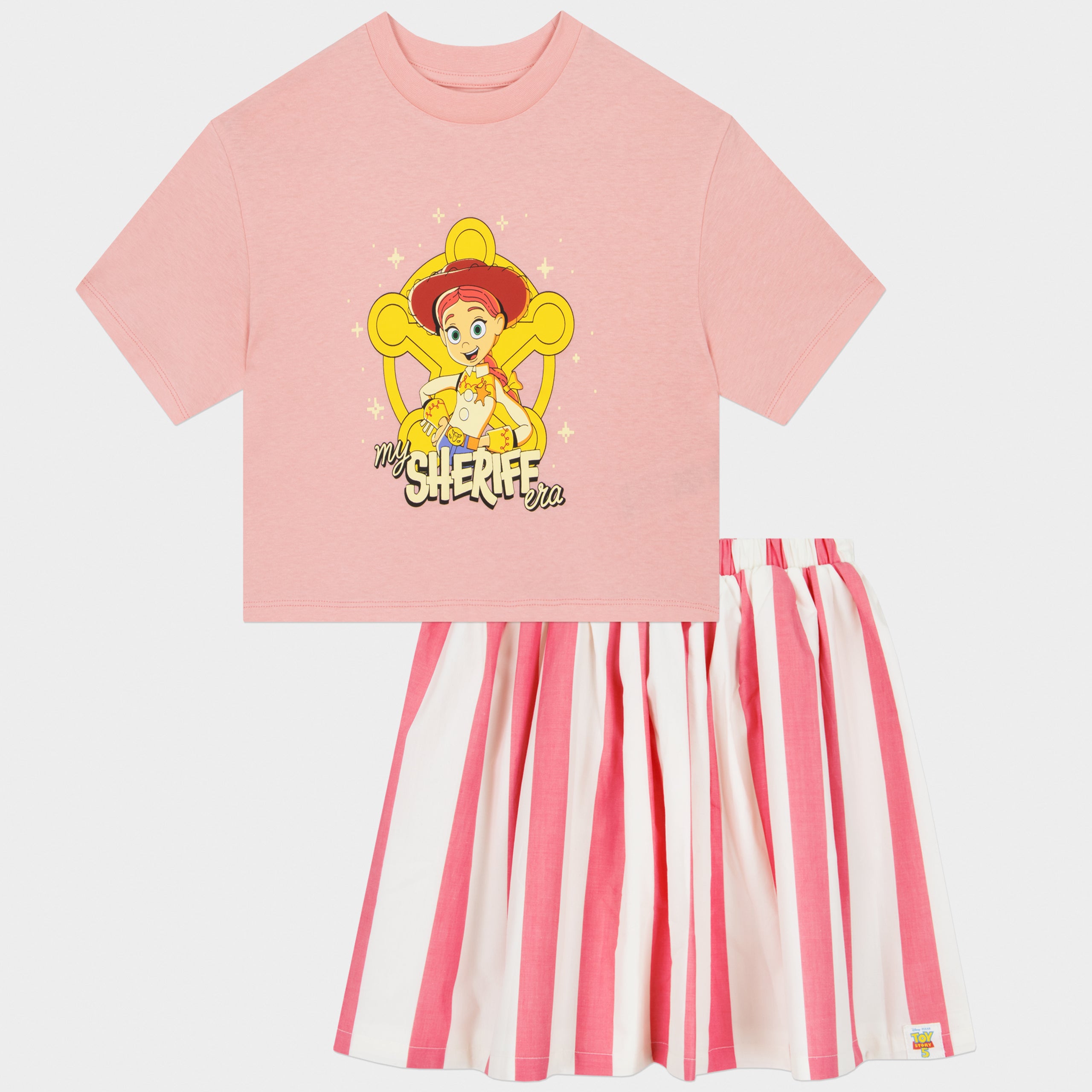 Disney Toy Story 5 Jessie Boxy T-Shirt and Skirt Set