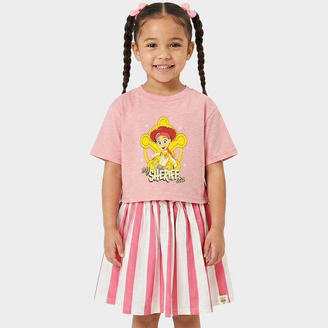 Disney Toy Story 5 Jessie Boxy T-Shirt and Skirt Set