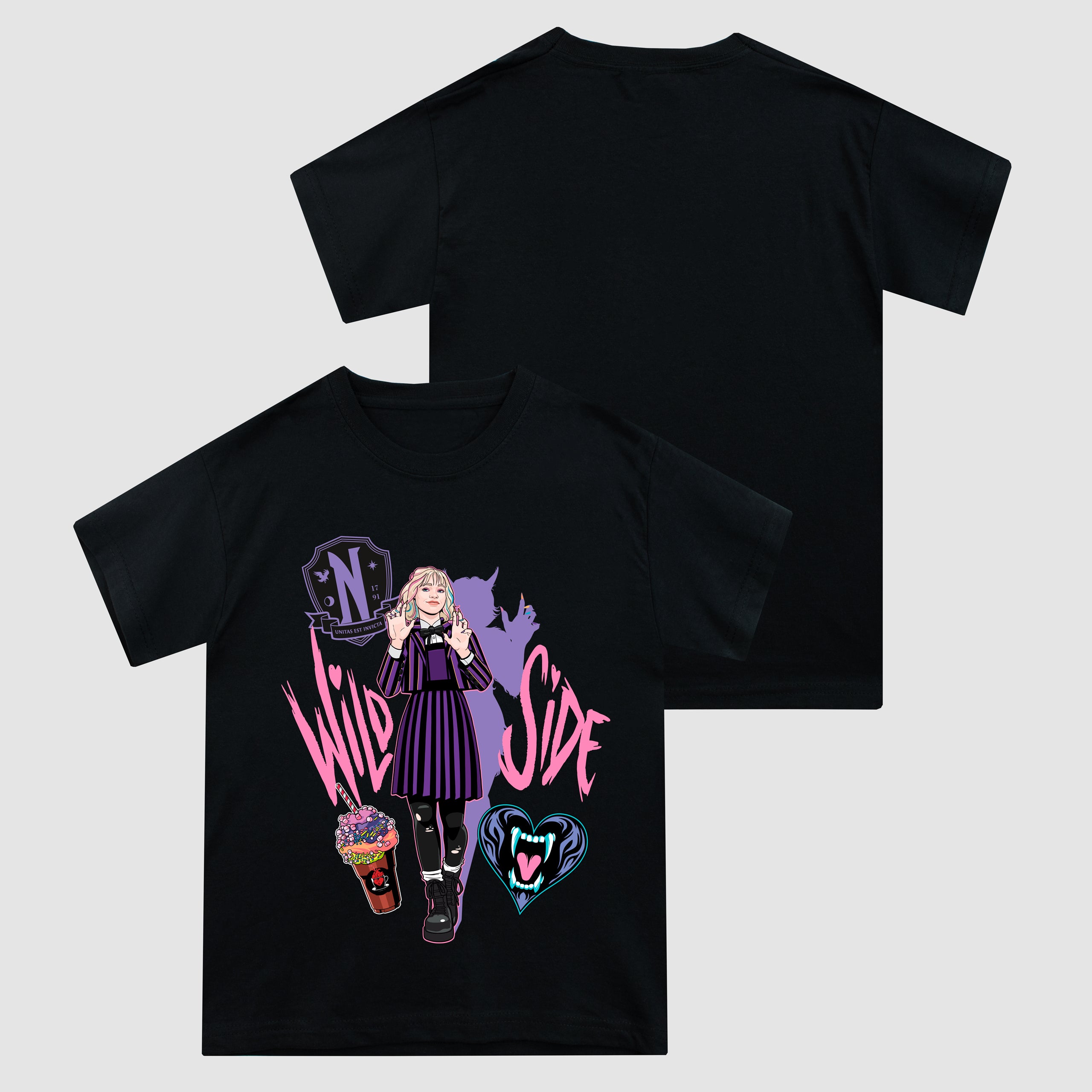 Wednesday Short Sleeve T-Shirt - Wild Side