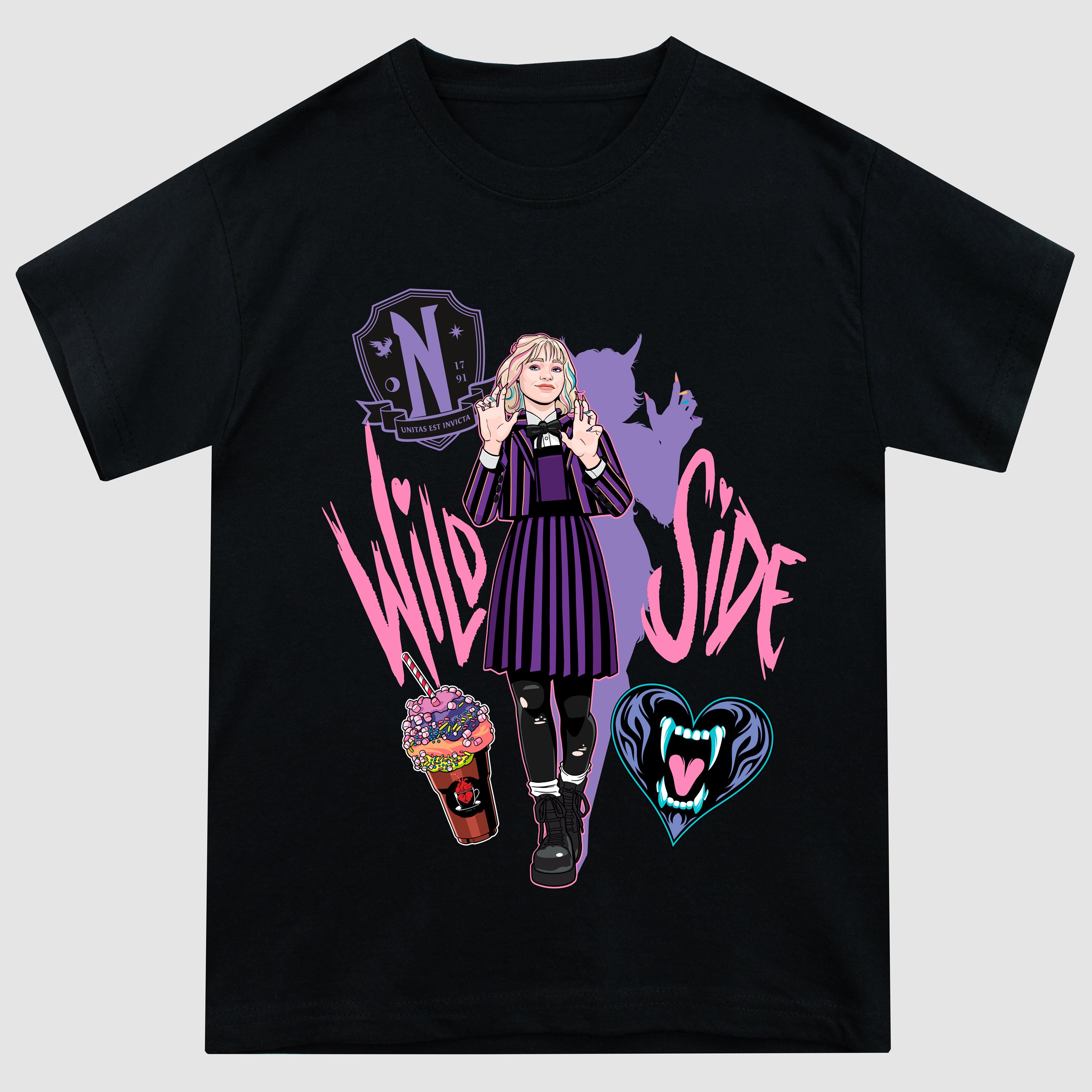 Wednesday Short Sleeve T-Shirt - Wild Side