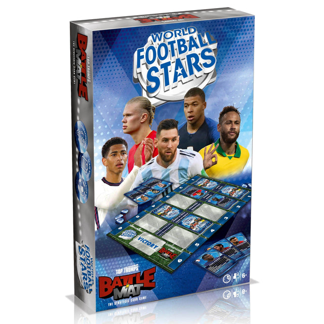 World Football Stars Top Trumps Battle Mat Card Game - Character.com