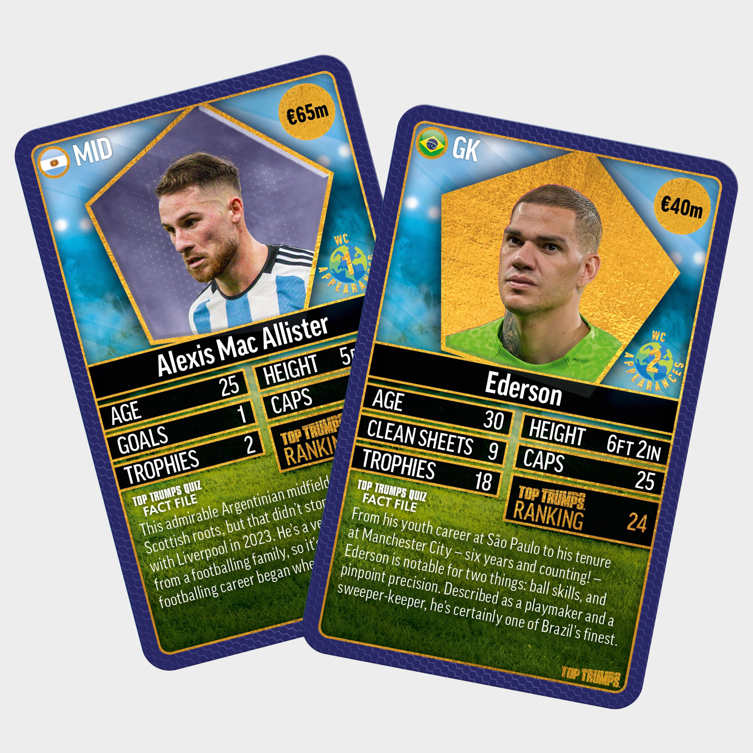 World Football Stars Top Trumps